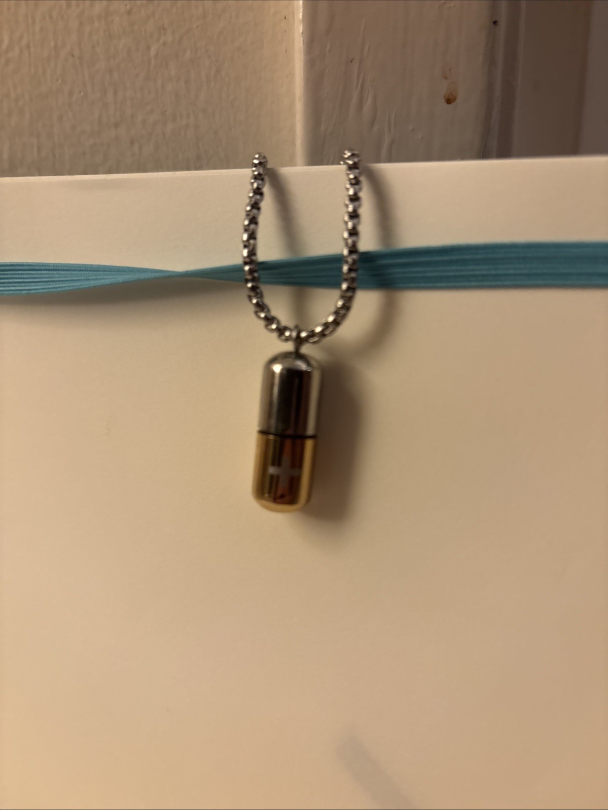 Capsule pendant necklace