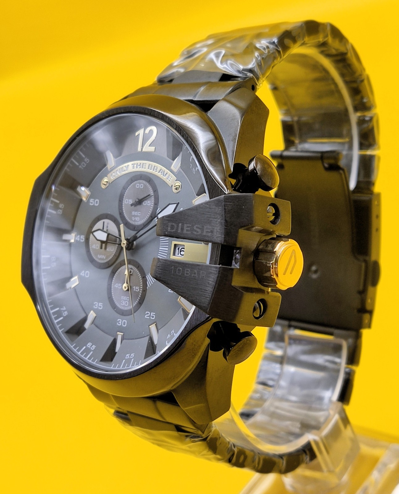 Premium Diesel Only The Brave 10 Bar Gray Dial Refurbished Men’s Wrist Watch