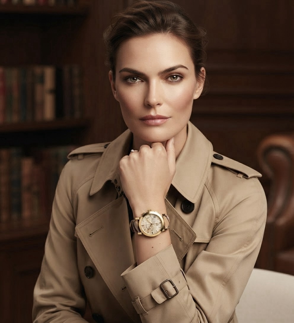 Burberry The City White Women’s Watch – BU9752