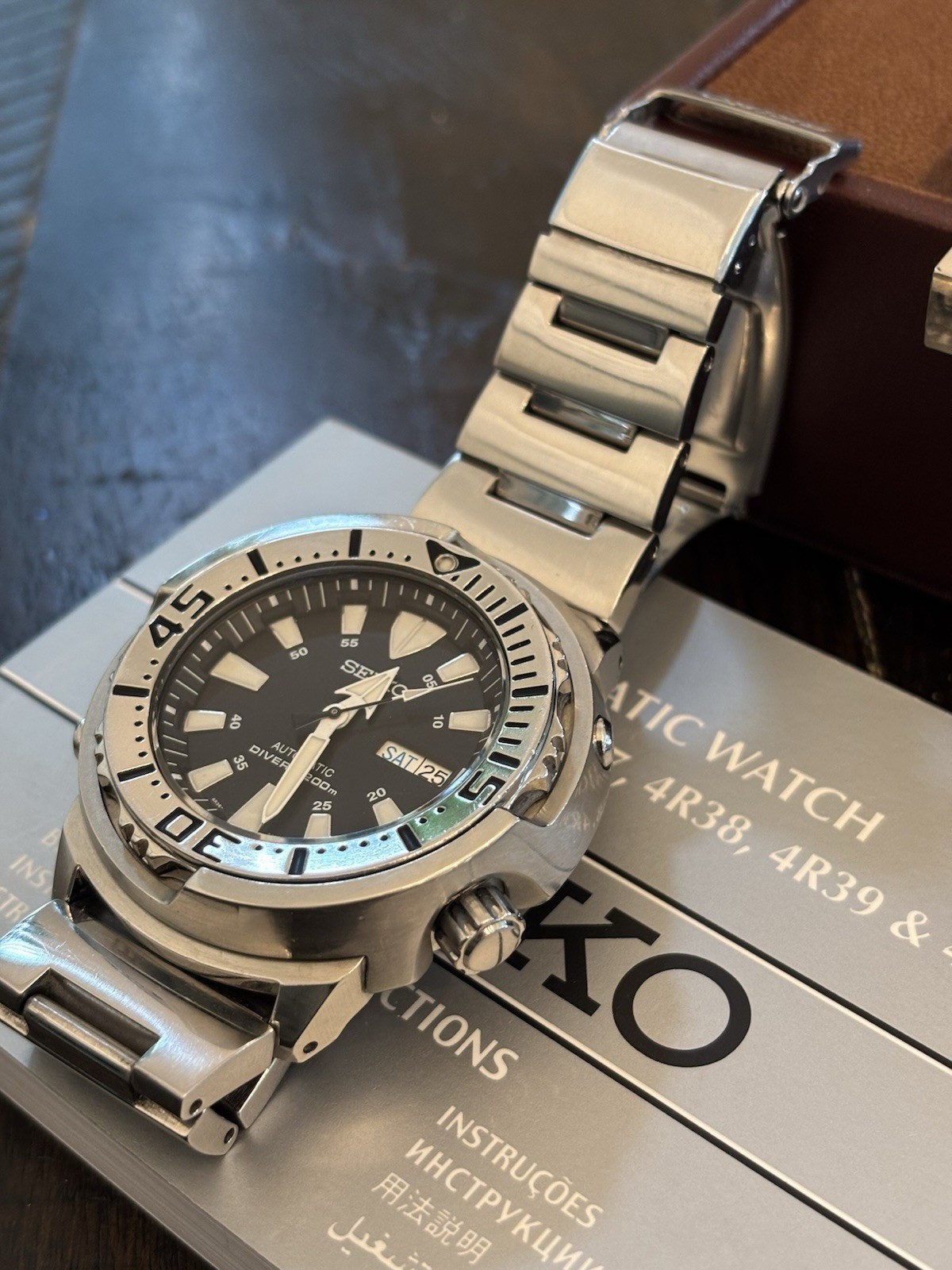 Seiko International Prospex Automatic 4R36 Baby Tuna SRP637K1