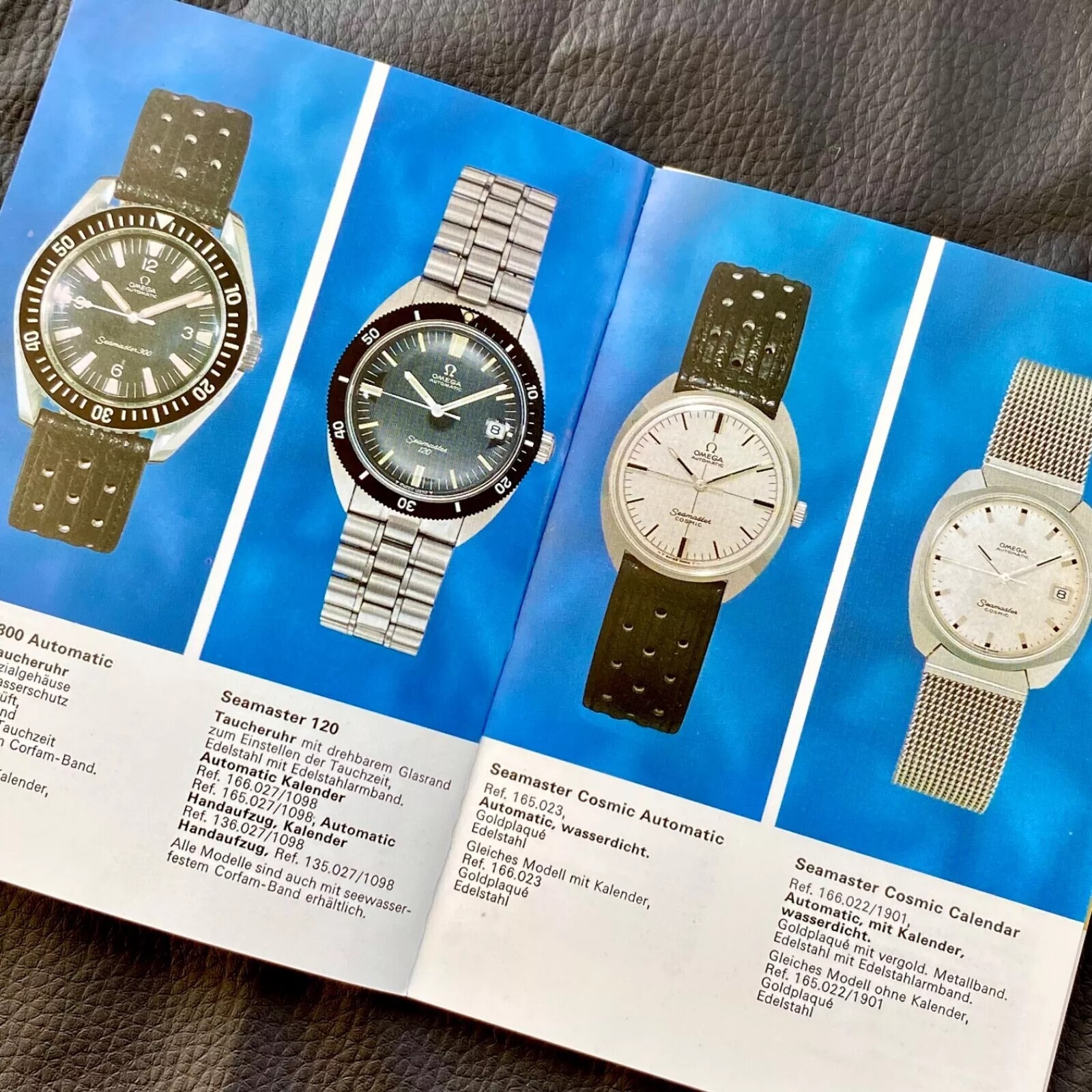 Genuine CorfaM® Straps Bands for Vintage & Reissue Omega Watches & Chronographs.