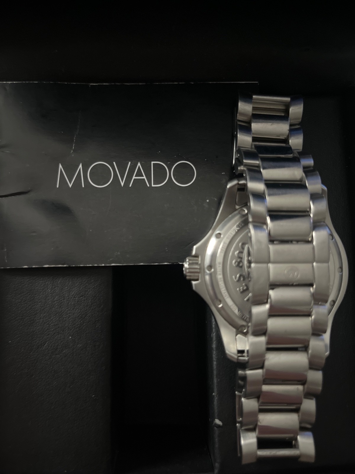 Movado Series 800 48mm Stainless Steel Case Silver Band – (2600074)