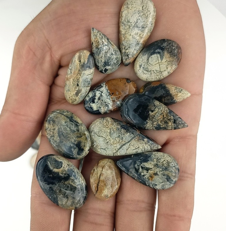 AAA+ Quality Jasper Chabochon Gemstone For Jewelry Making Wholesale Lot 71365