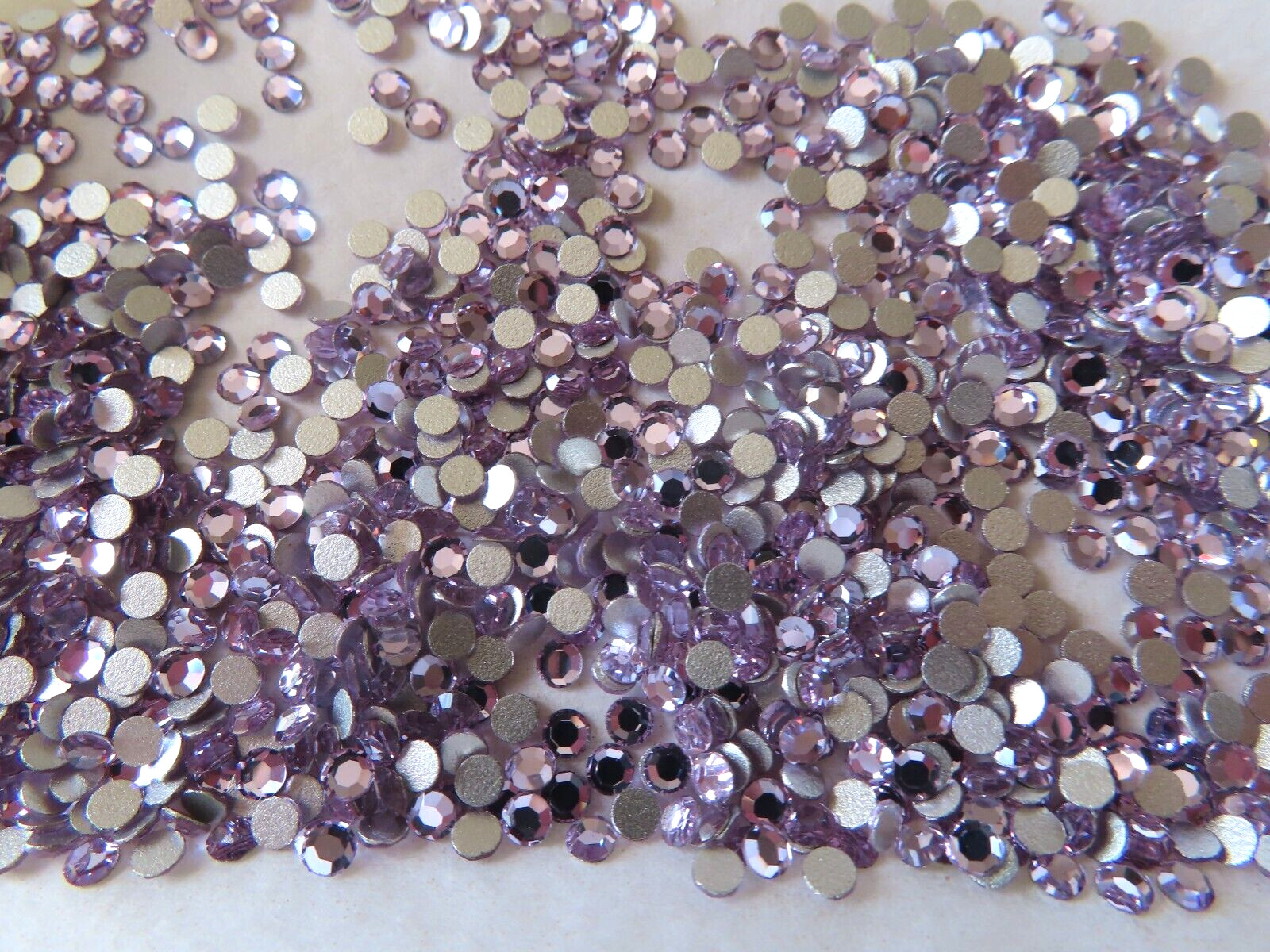Full package 1440 Preciosa Flatbacks 10ss Alexandrite/foiled.
