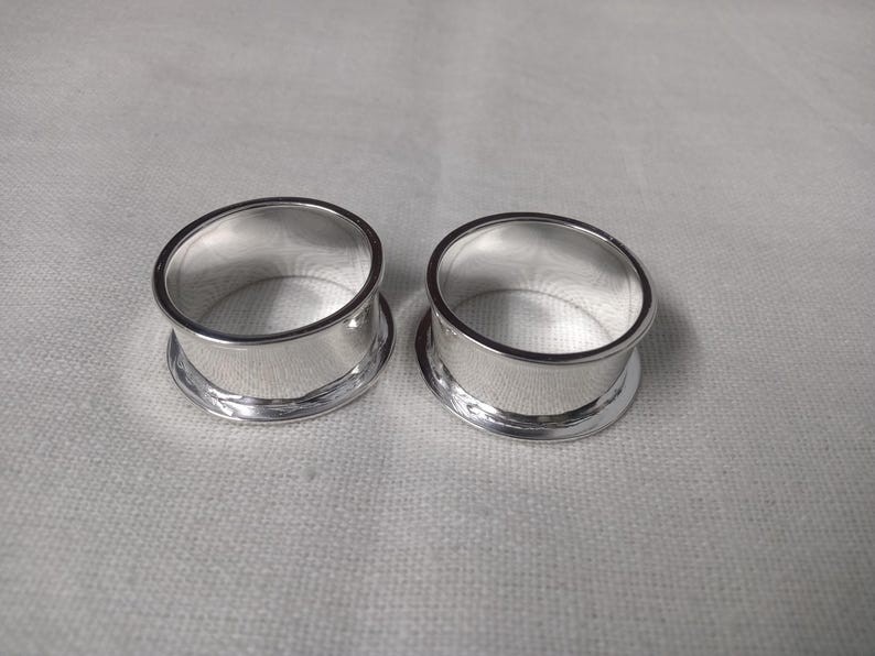 925 Sterling Silver Plug Saddle Tunnel Double Flare Ear Gauge For Stretched Ears