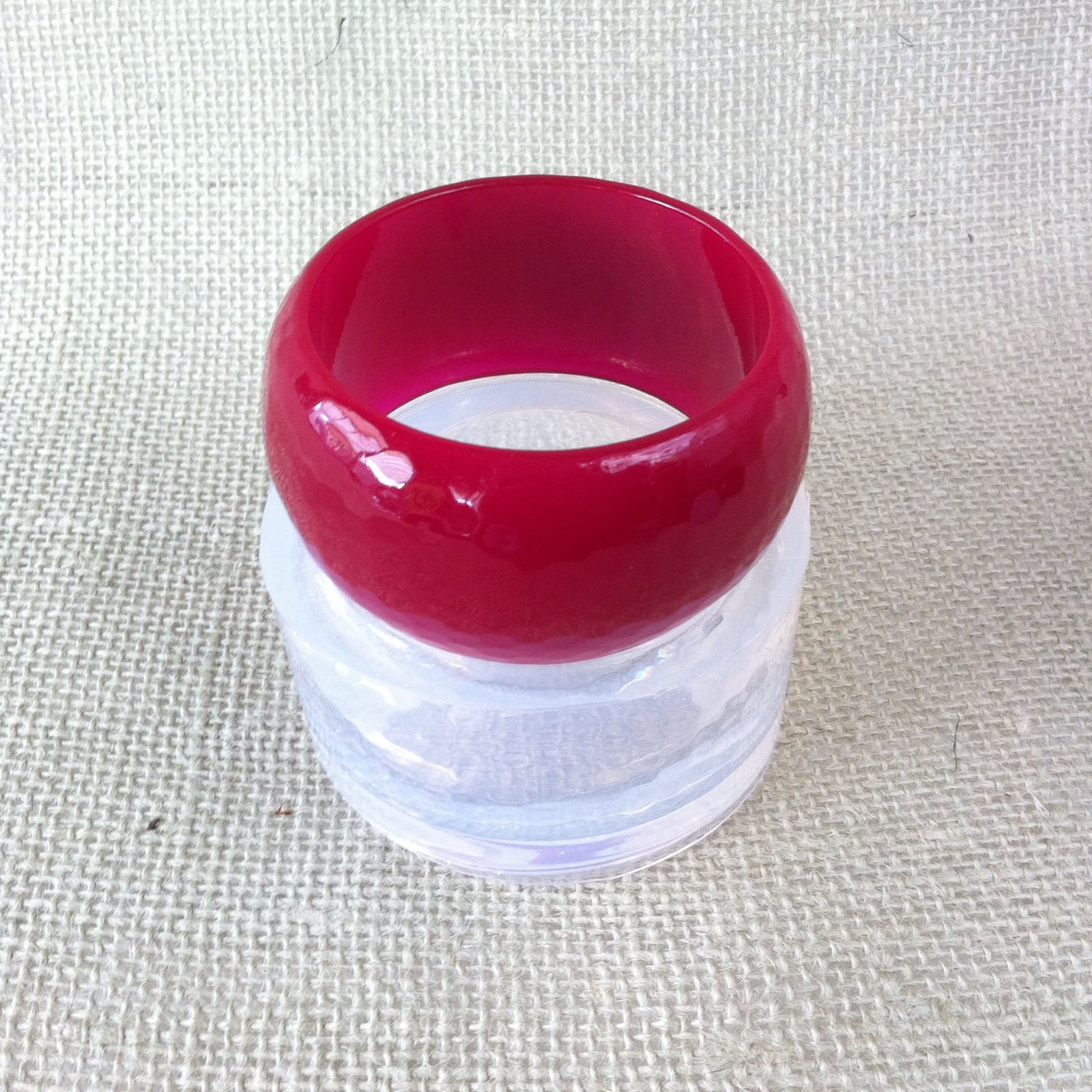 CLEAR SILICONE MOLD, (MB056) FOR SMOOTH FACETED BRACELET