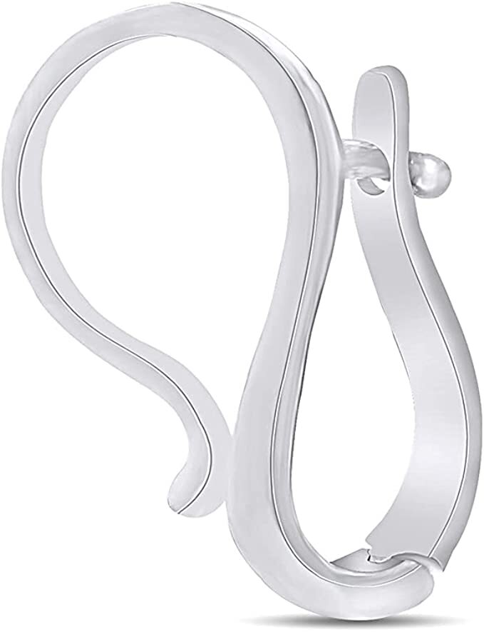 Interchangeable Pendant Hanger Slide Pearl Enhancer Fits 7mm In Sterling Silver