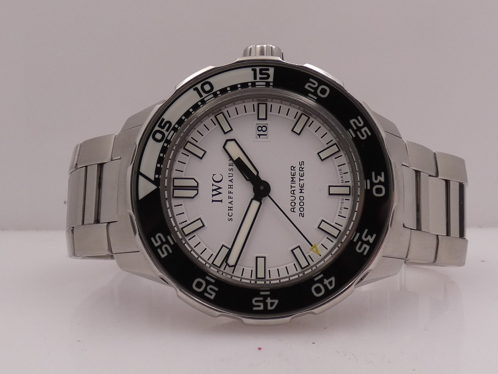 IWC AQUATIMER AUTOMATIC 2000m IW3568 WITH PAPERS YEAR 2019 STEEL MEN’S WATCH