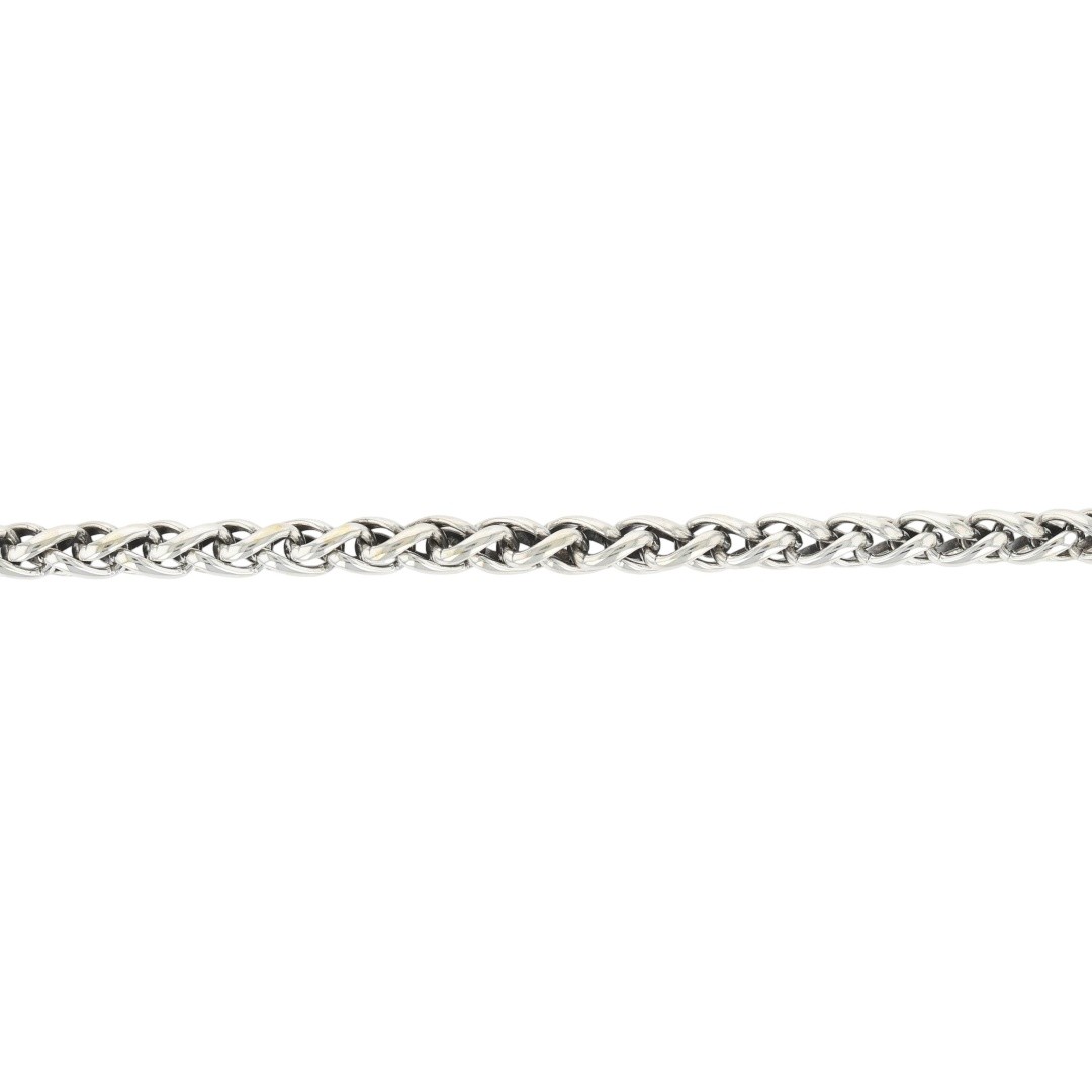 David Yurman 4.2mm Wheat Link Chain 8″ Bracelet Sterling Silver 13.20 Grams