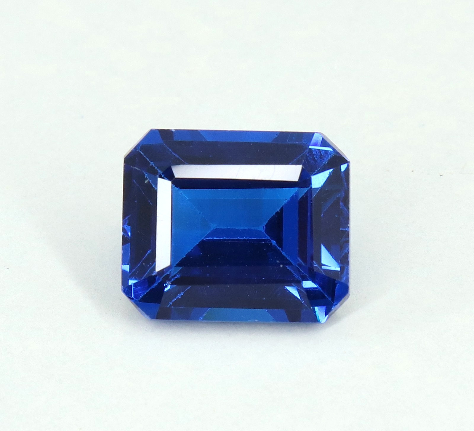 10.00 CT Certified Natural Brazilian Blue Topaz Emerald Shape Loose Gemstone