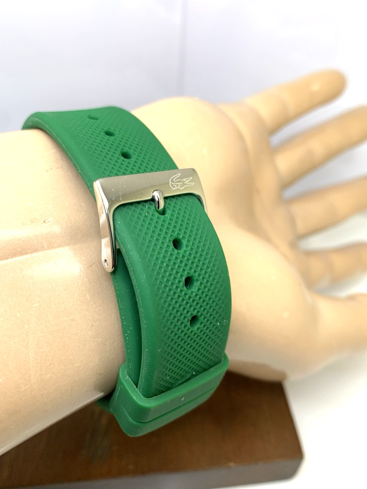Lacoste Men’s Watch 2011170 Quartz Green Dial Rubber Band 42mm