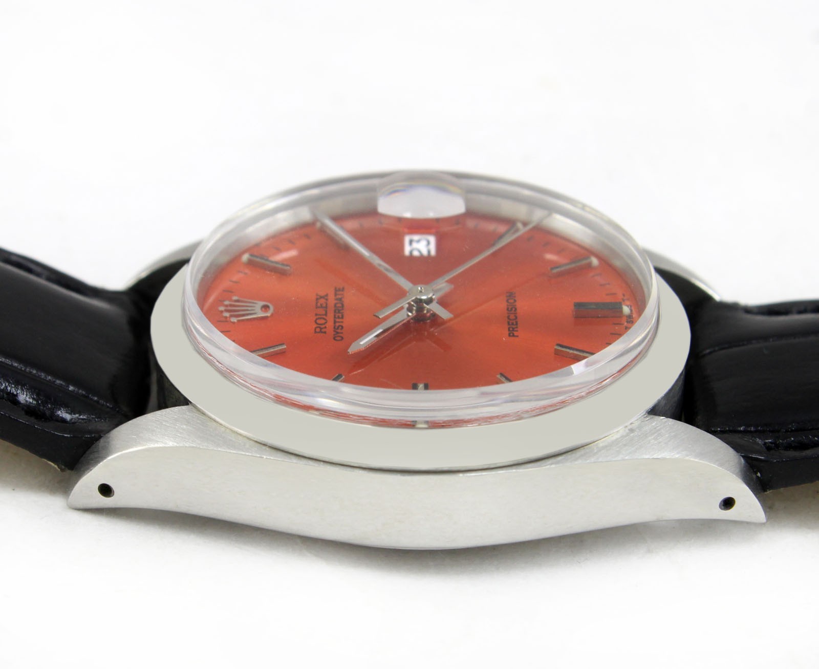 Vintage Rolex Oysterdate Precision 34mm Men Steel Watch Ref 6694