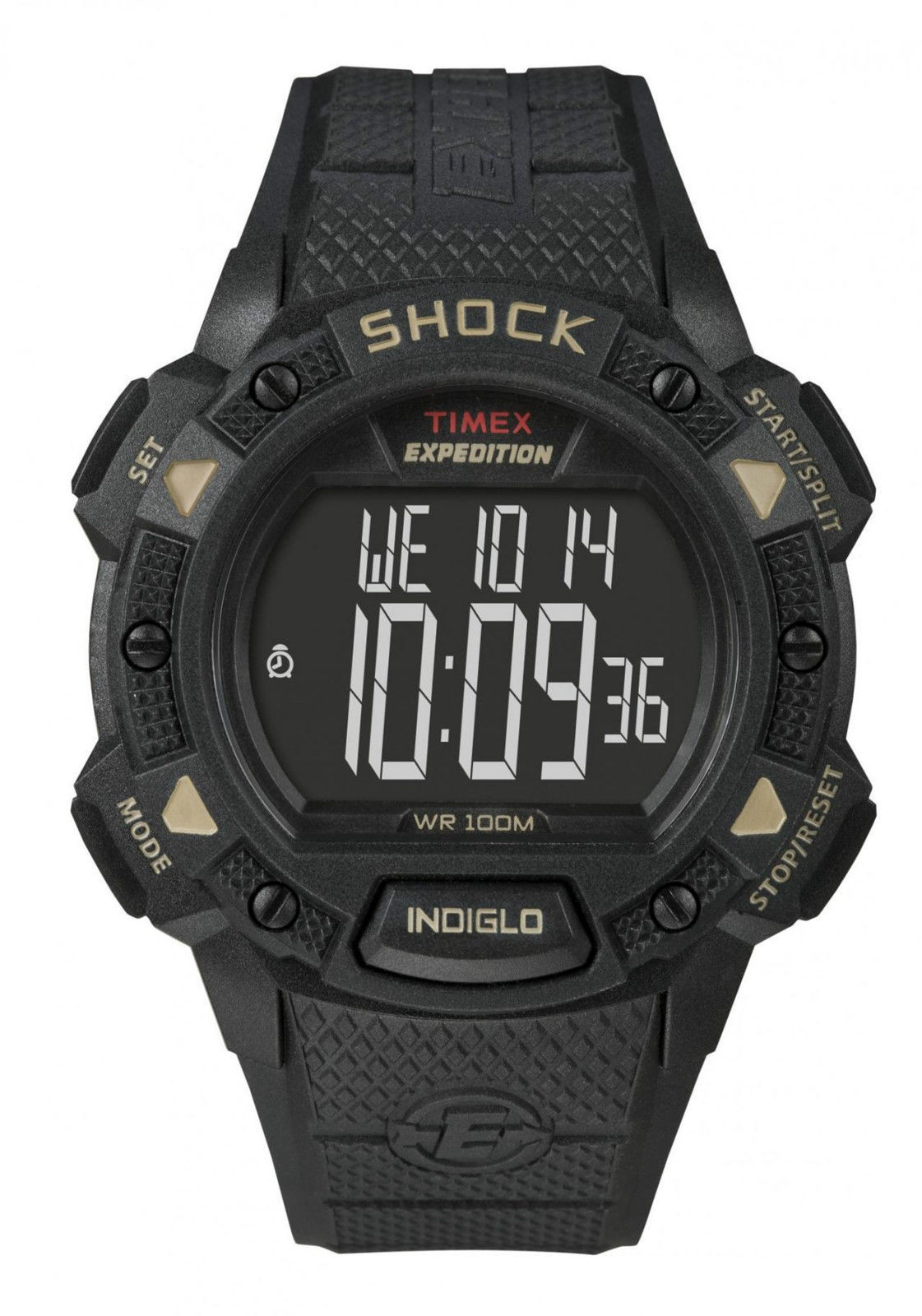 Timex T49896, Men’s Expedition Chronograph Shock Watch, Indiglo, Alarm