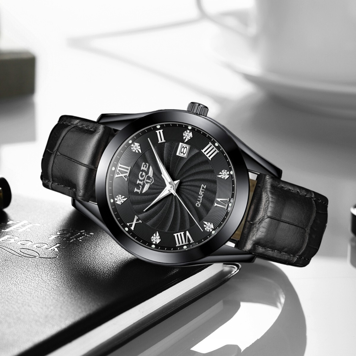Men Watch Business Quartz Date Luminous Waterproof Classic Man Daily Wristwatch