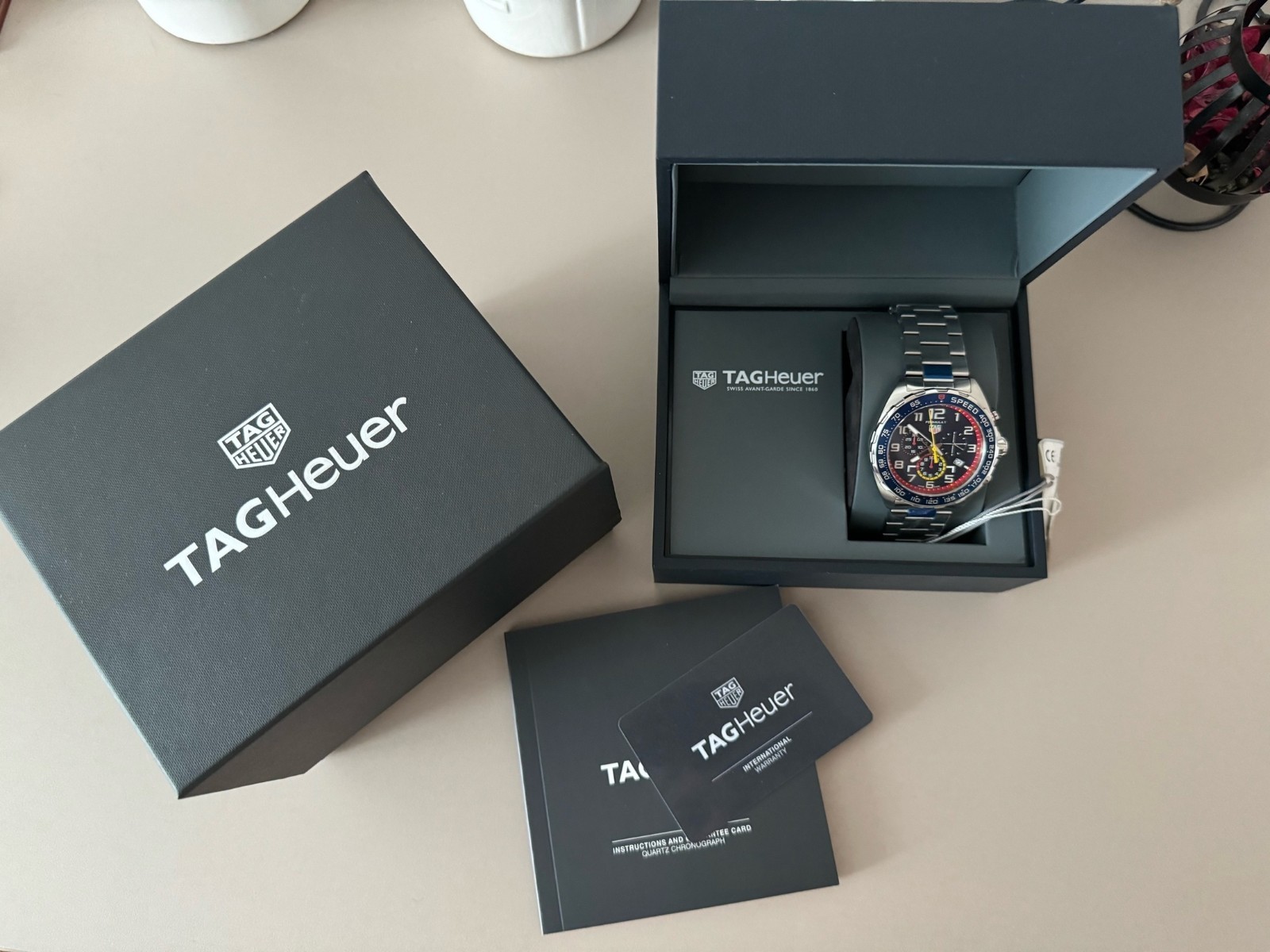 TAG Heuer Formula 1 X Red Bull Racing Quartz 43MM SS Men’s Watch CAZ101AL.BA0842