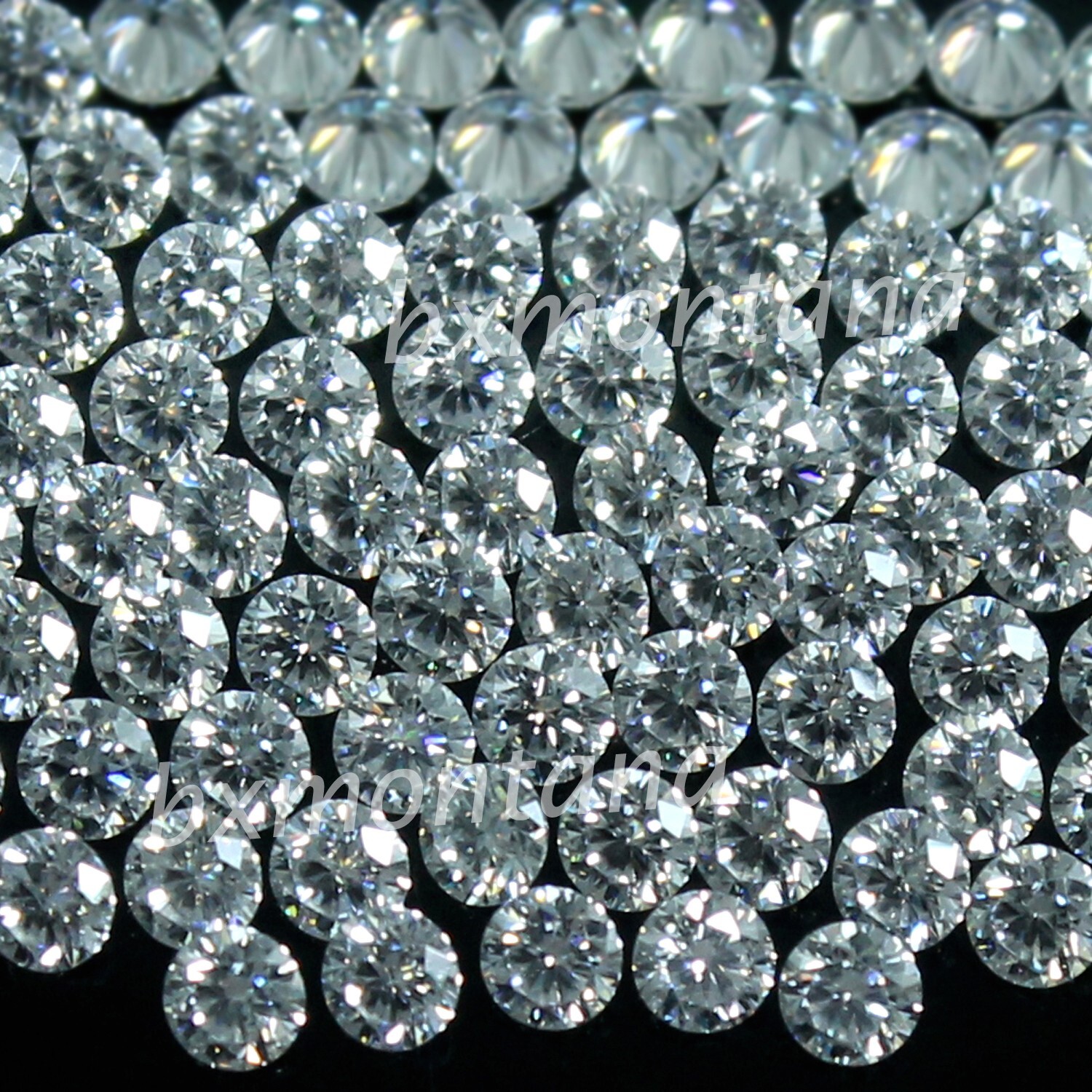 4.00 Ct+ Natural 0.90 MM Round Brilliant Cut D Color VVS1 White Diamond 1000 Pcs
