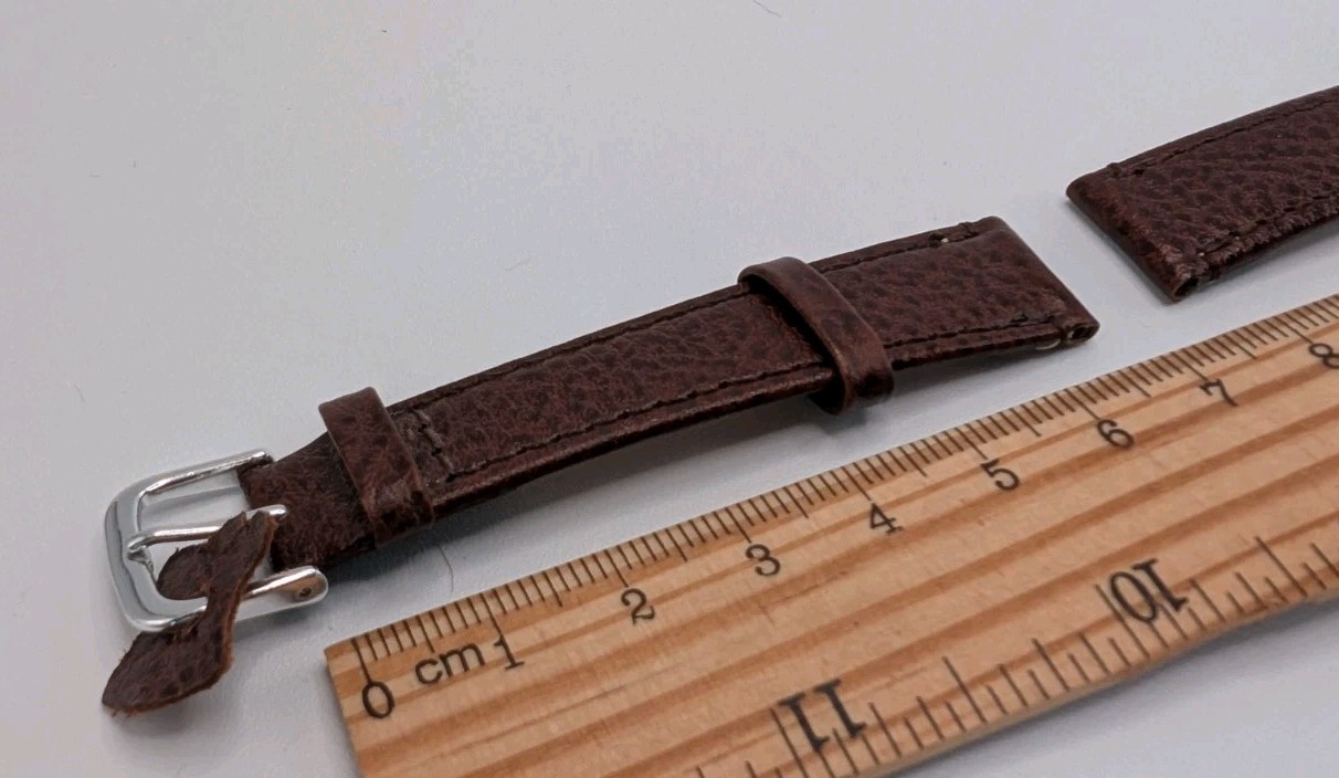 DILOY Superior Leather Watch Band Strap – 16mm