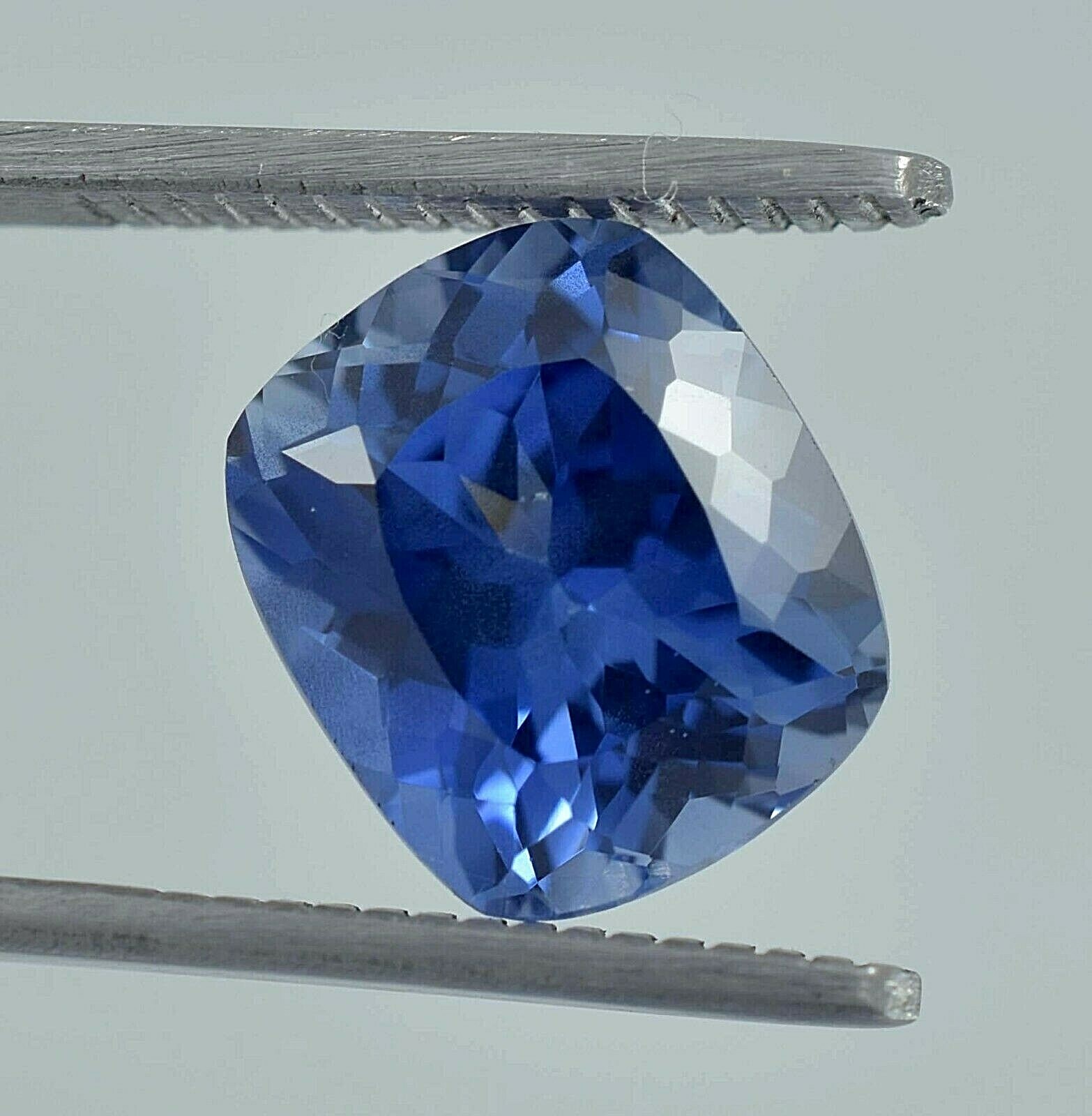AAA 12×10 MM Natural Ceylon Royal Blue Sapphire Cushion Cut Loose Gemstone