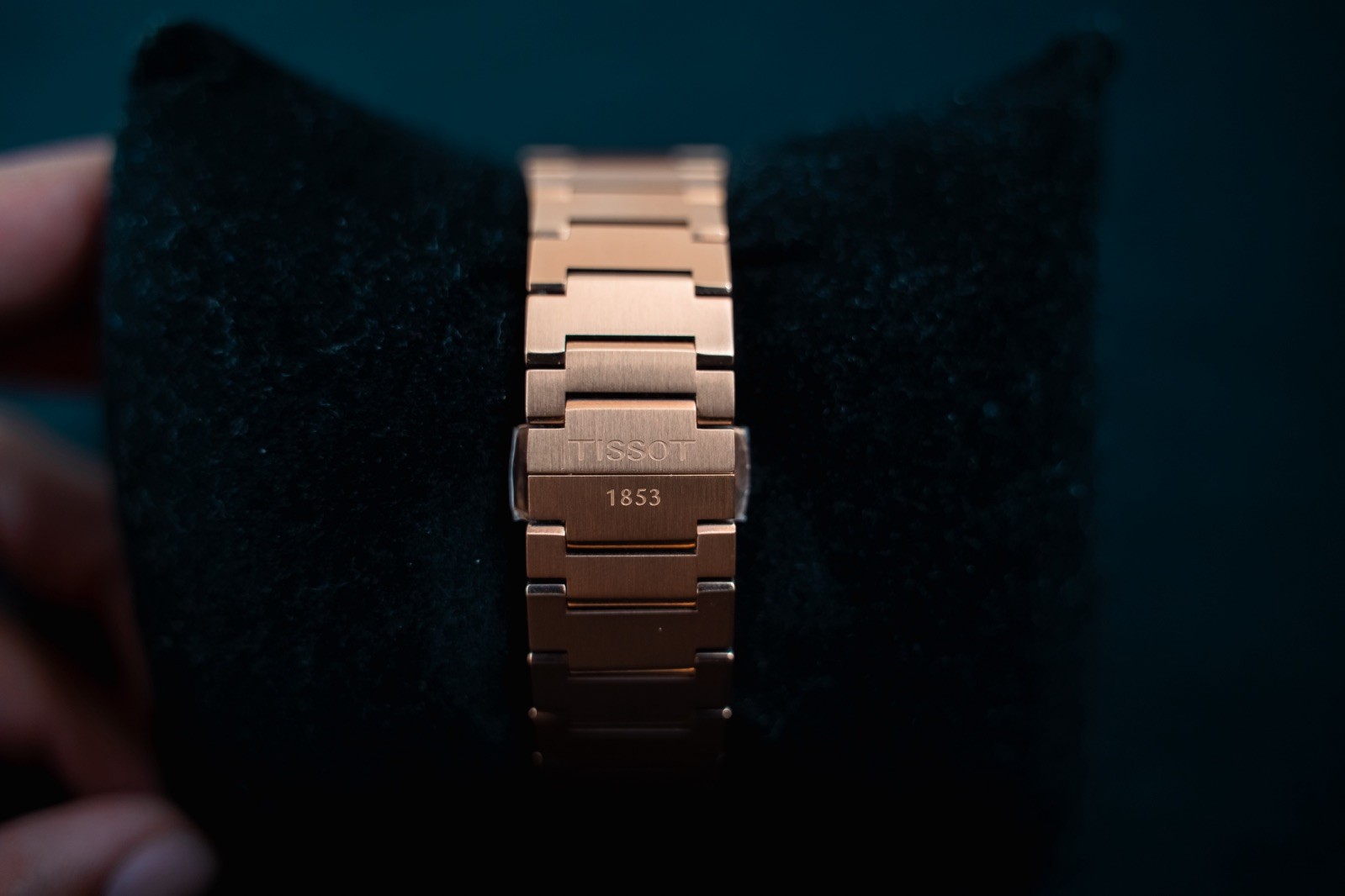 Tissot PRX 40mm Powermatic Blue Dial Rose Gold Mens Watch T137.407.33.041.00