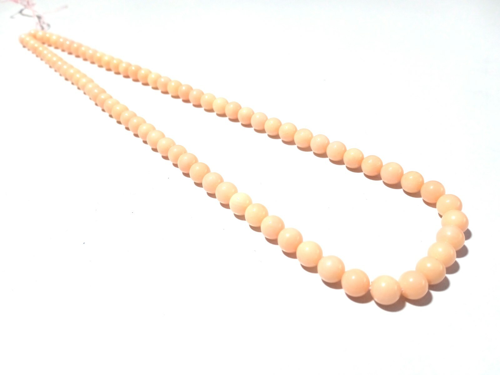 Coral Pink Round Smooth 5mm Loose Gemstone Beads 15″Inch 1 Strand