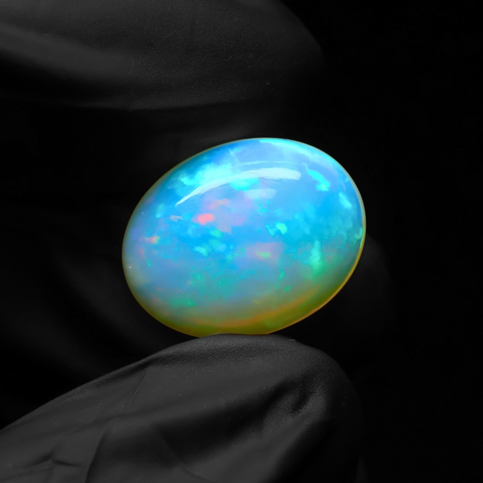 6.10 Ct Opal Oval Gemstone, AAA Welo Opal Cabochon, Natural Opal Jewelry making