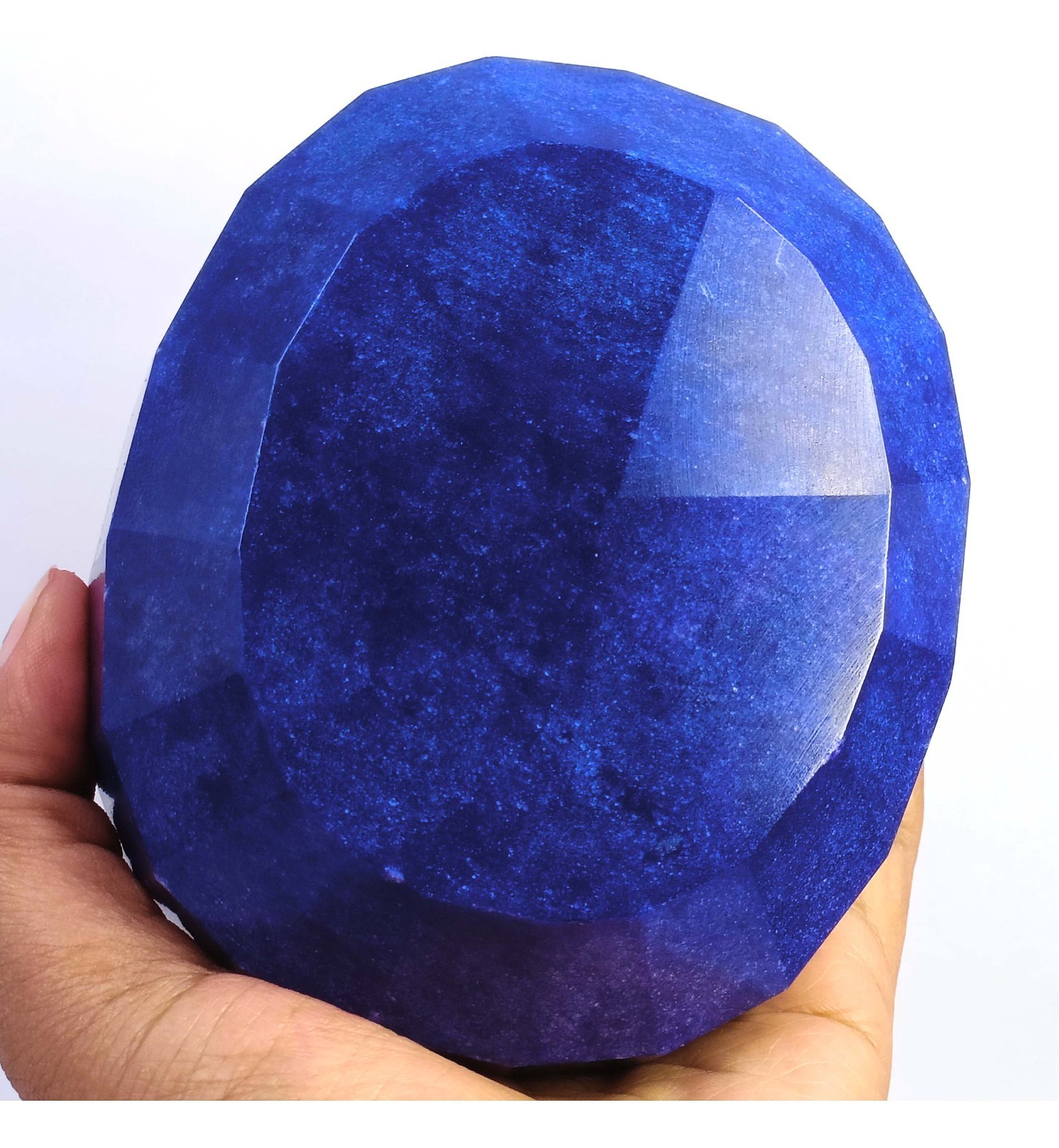 Brilliant Quality 4143 Ct Natural Blue Sapphire Oval Shape IGL Gemstone 6MHO