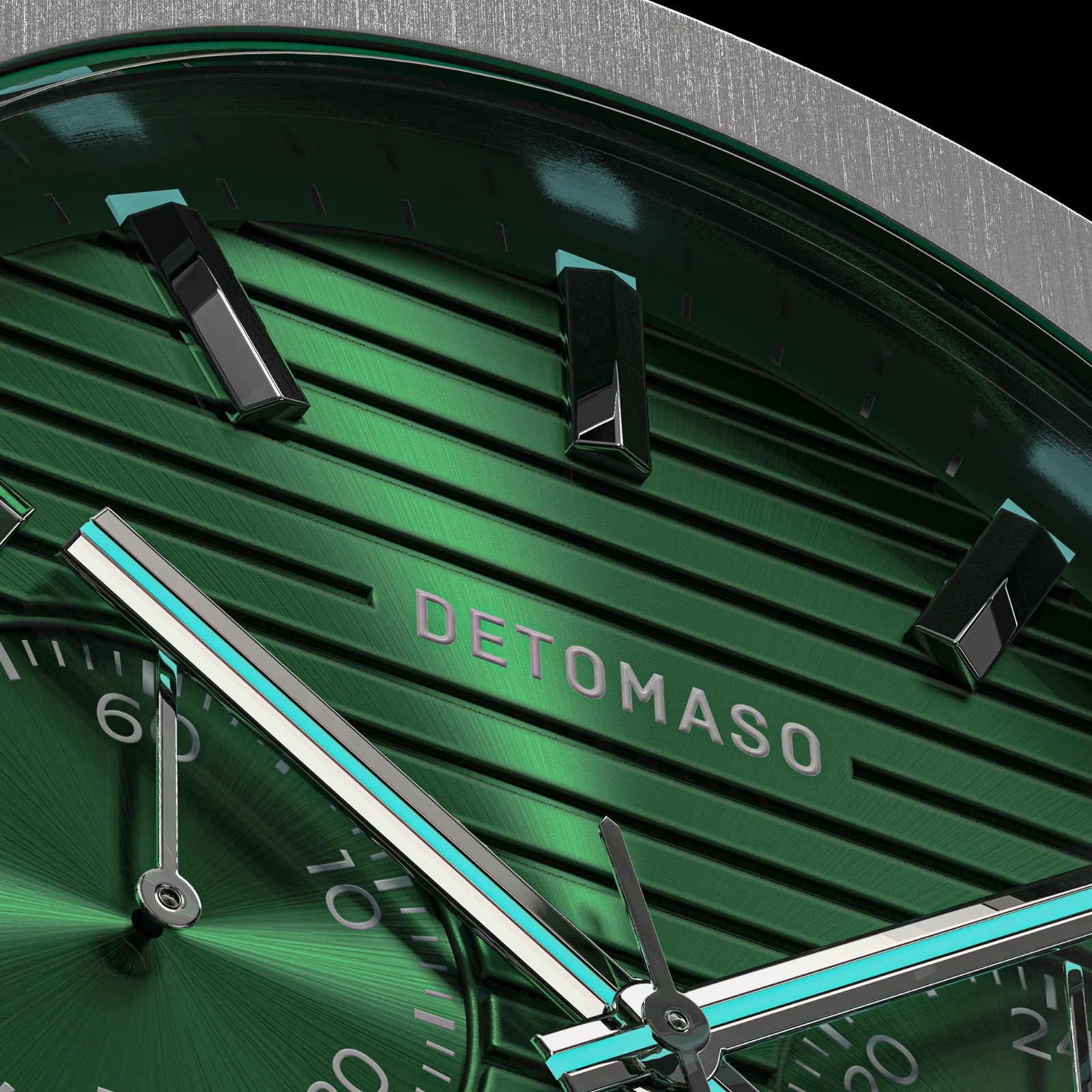 DETOMASO VOLTRE CHRONOGRAPH FIRST EDITION GREEN 42mm MSRP $299 🔥NEW🔥