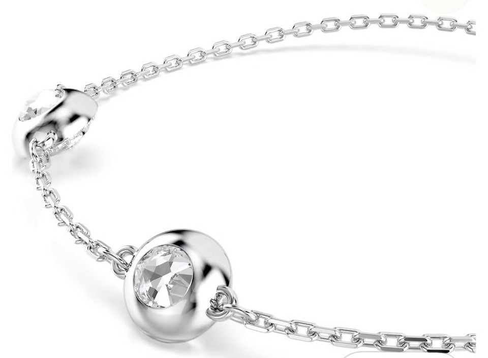 Swarovski Una Angelica Double sided motifs, Rhodium plated Adjustable Bracelet