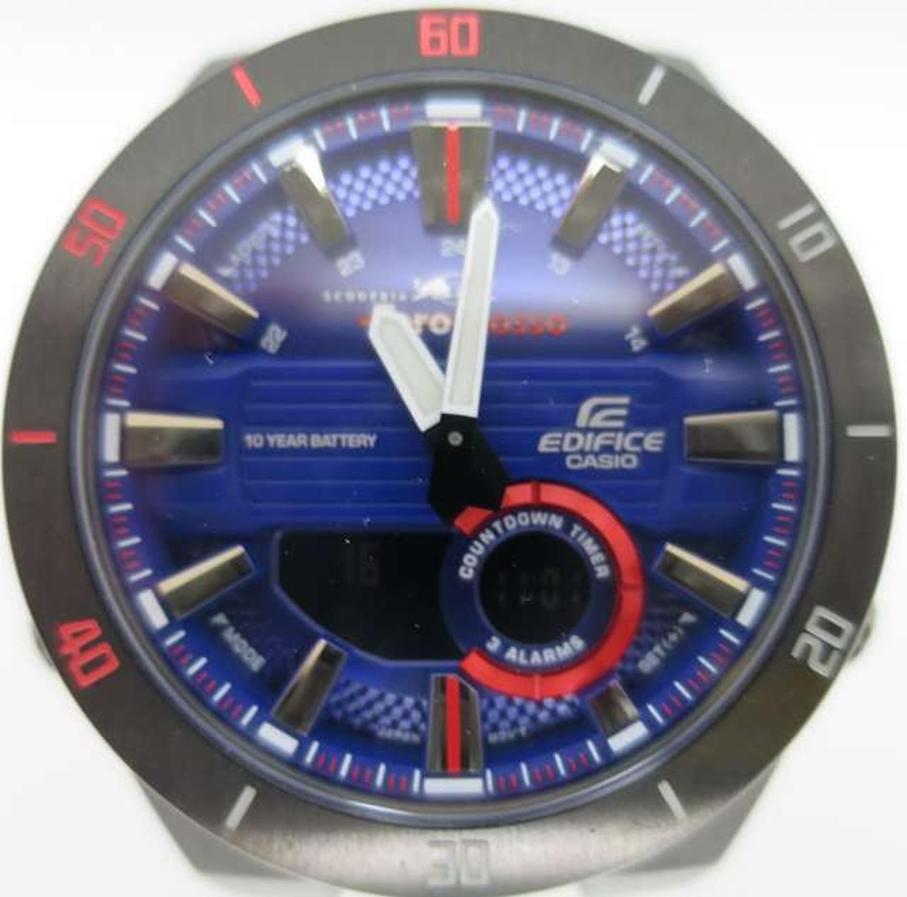 EDIFICE SCUDERIA TORO ROSSO collaboration Model number ERA 110TR CASIO