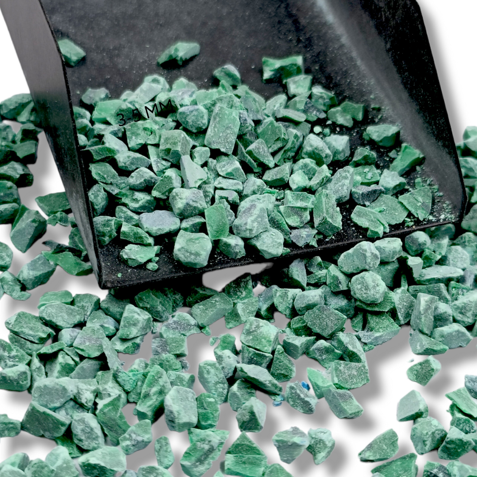 Crushed Malachite Gemstone Coarse Stone Inlay Woodworking Powder Inlay