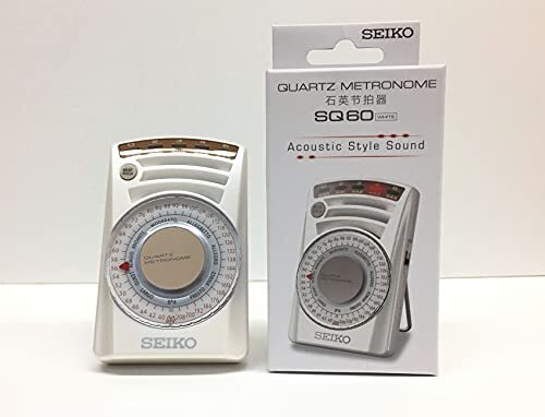 SEIKO Metronome Quartz White SQ60(W)