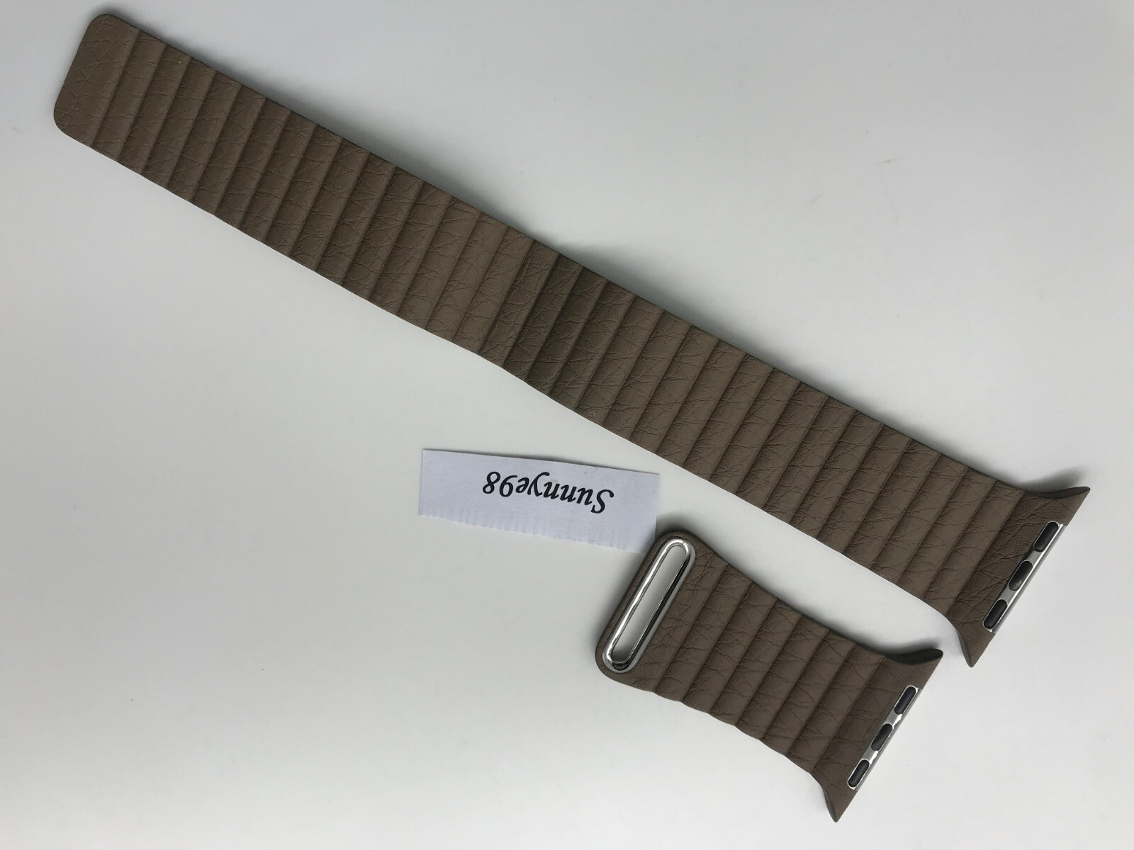 Original Apple Watch Leather Loop Band for Series 5 4 S4 44MM 42mm Medium Strap