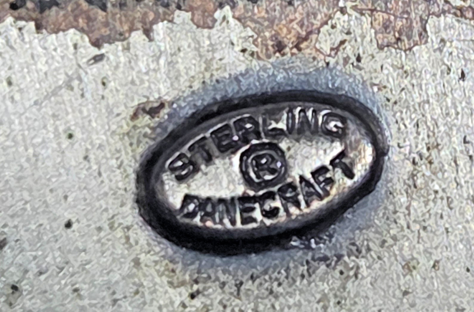 Vintage Danecraft Sterling Pin By Theodor Skat-Rodam Produced Between 1958-1973