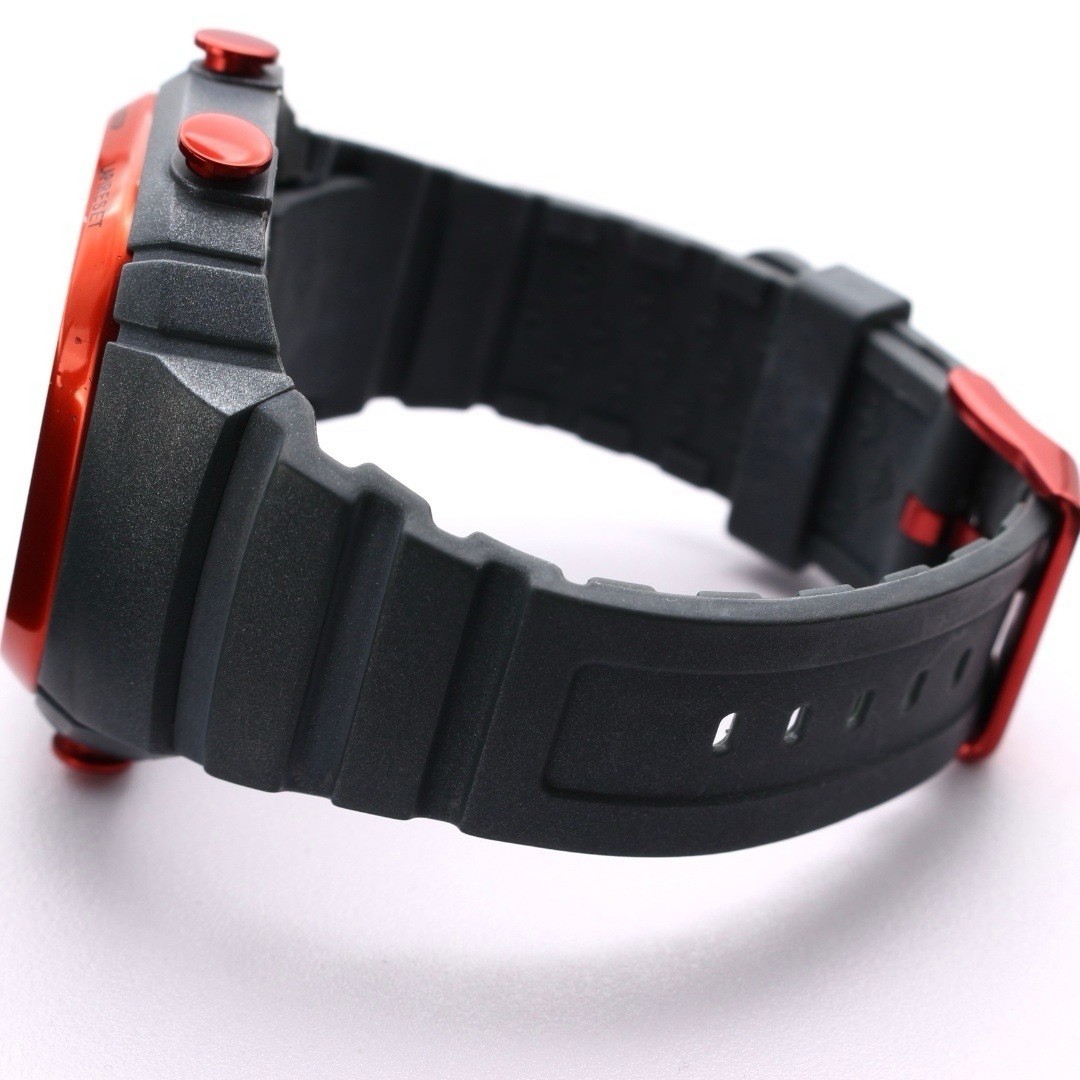 Rare Discontinued adidas Originals SOUL Digital Red Black Watch ADH2131 Y2K Run