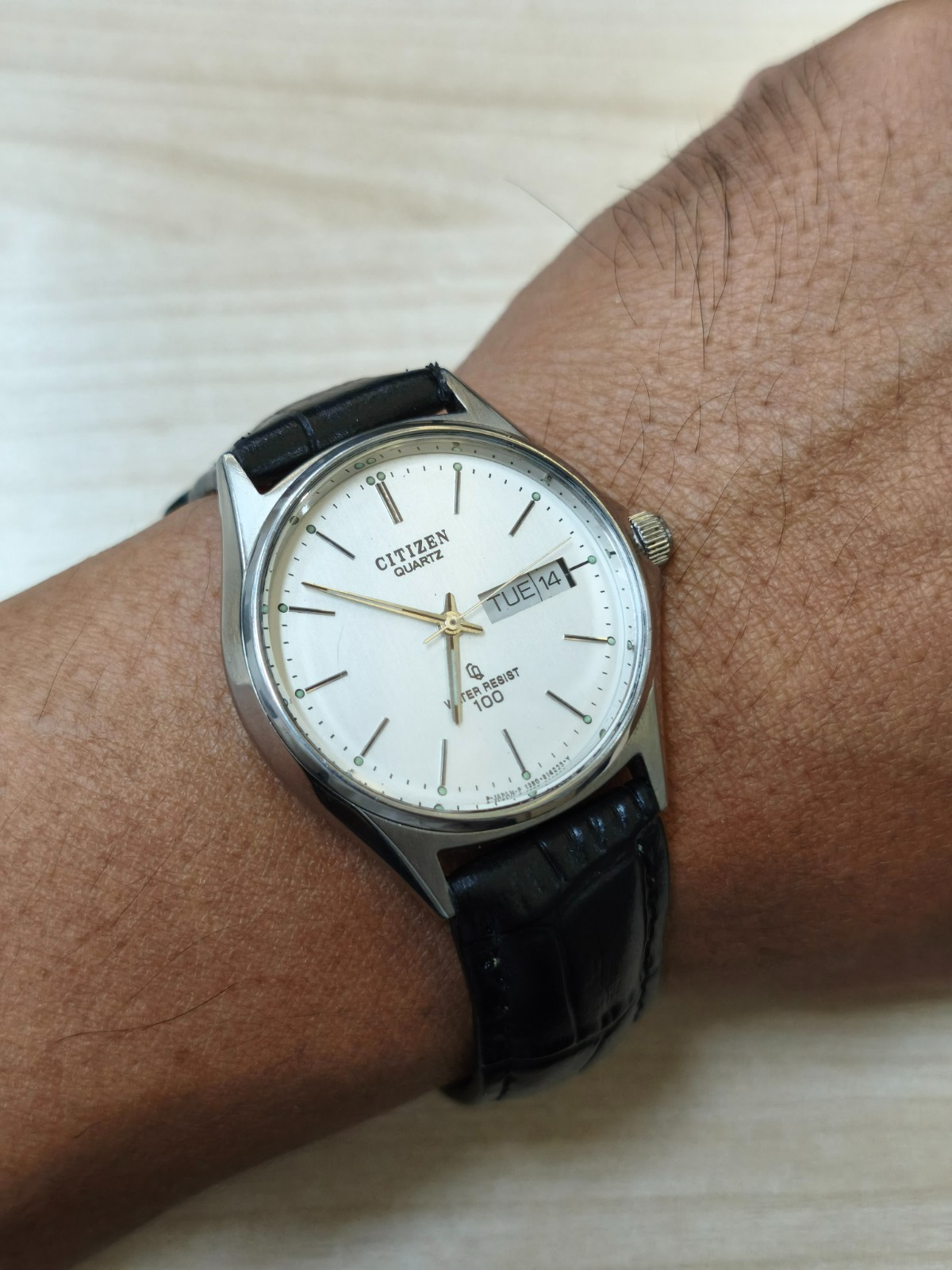 Vintage Citizen Quartz CQ Watch 4-212070 K