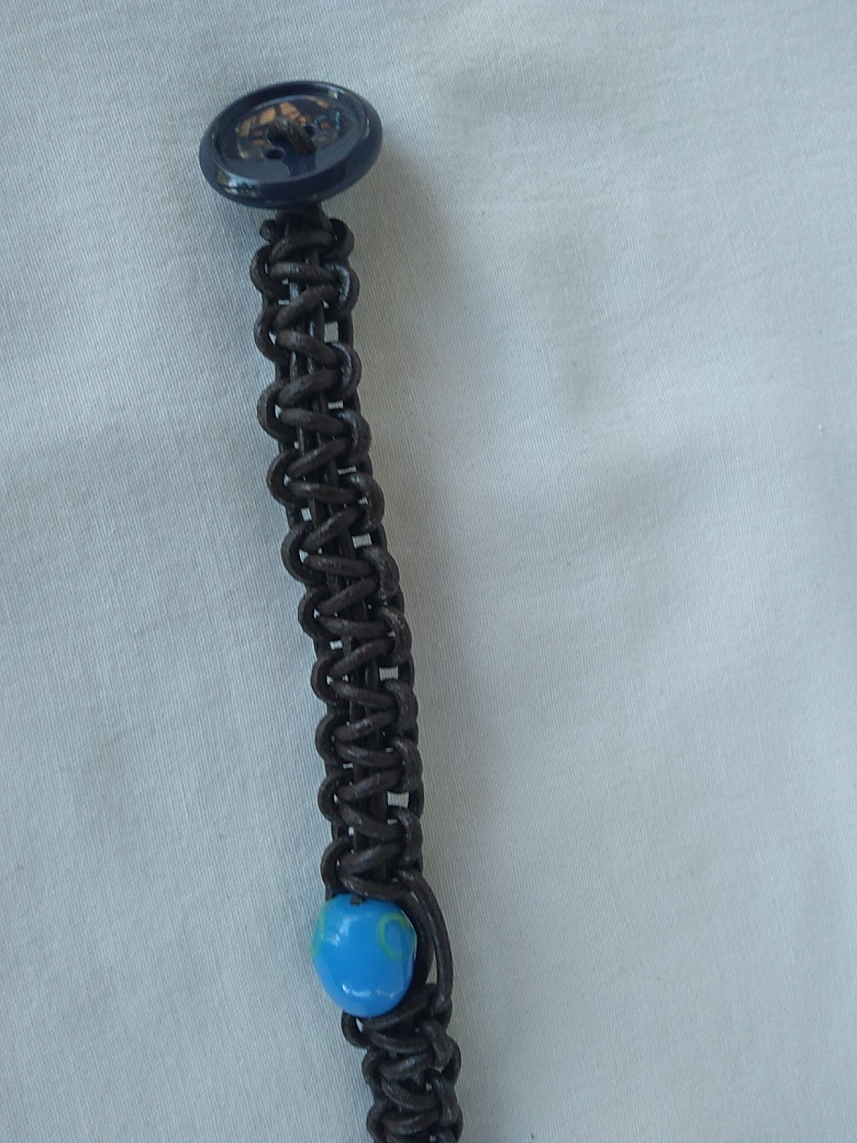 Bracelet or Anklet Macrame Leather 9″ Boho Jewelry USA Seller New