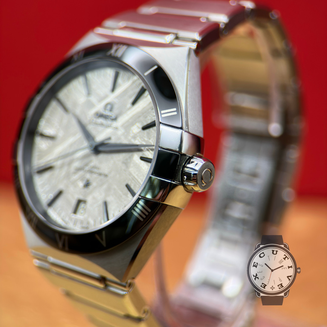 Omega Constellation 41mm Meteorite Dial 131.30.41.21.99.001 Extra Strap Warranty