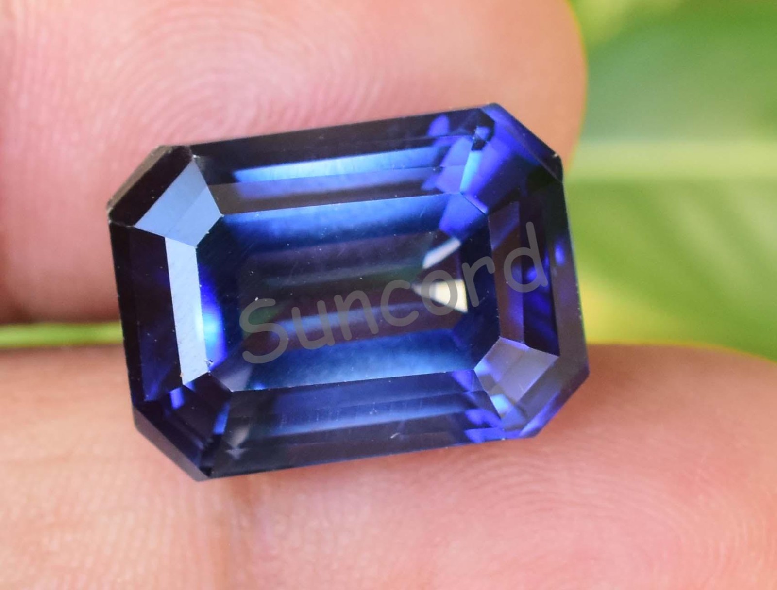 21.25 Ct Natural Ceylon Blue Sapphire Emerald CERTIFIED Flawless Loose Gemstoe