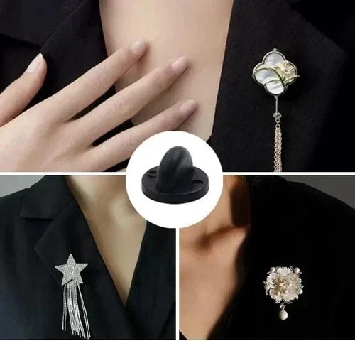 100 Pcs PVC Rubber Pin Backs Butterfly Clutch Backings Holder Tie Tacks Keepers
