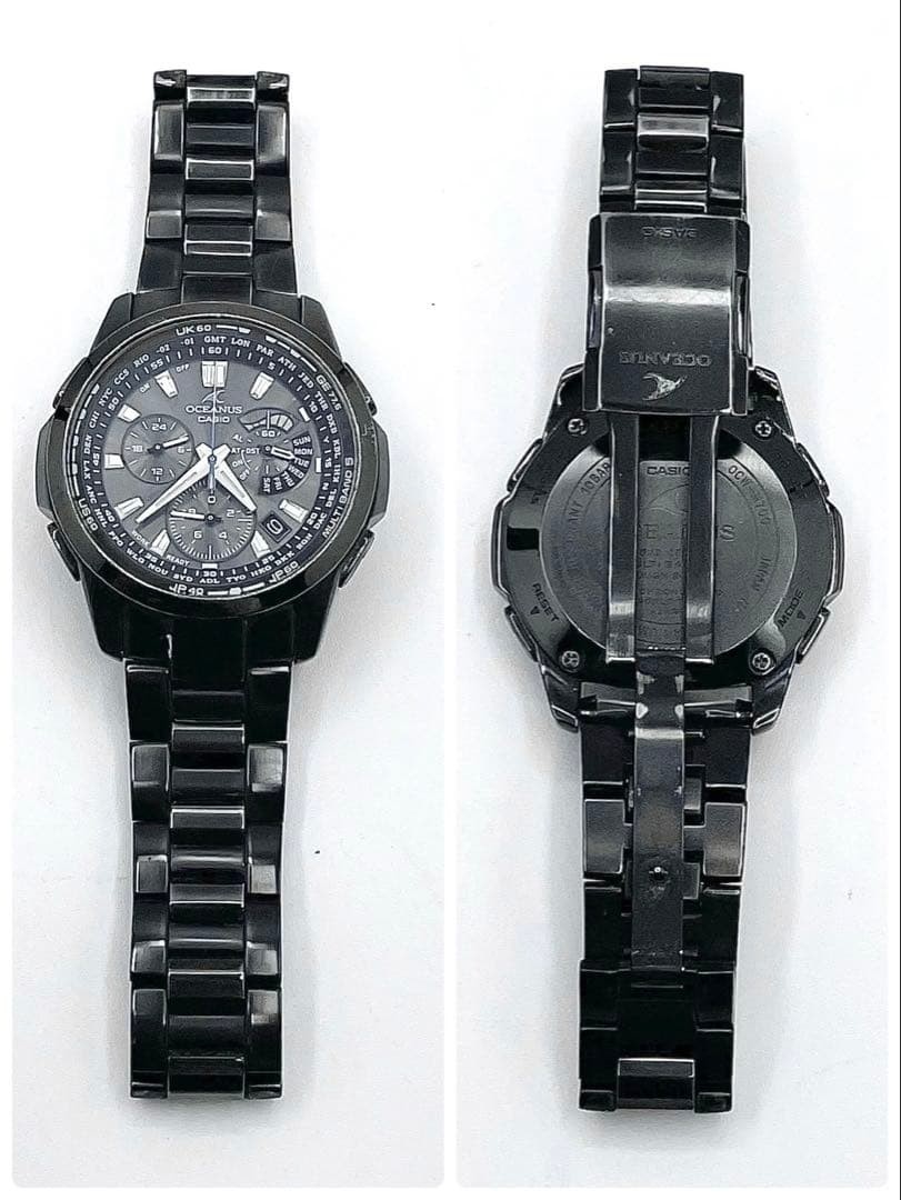 Casio Oceanus OCW-M700TBJ-1AJF All Black Titanium Solar Atomic Chronograph JDM