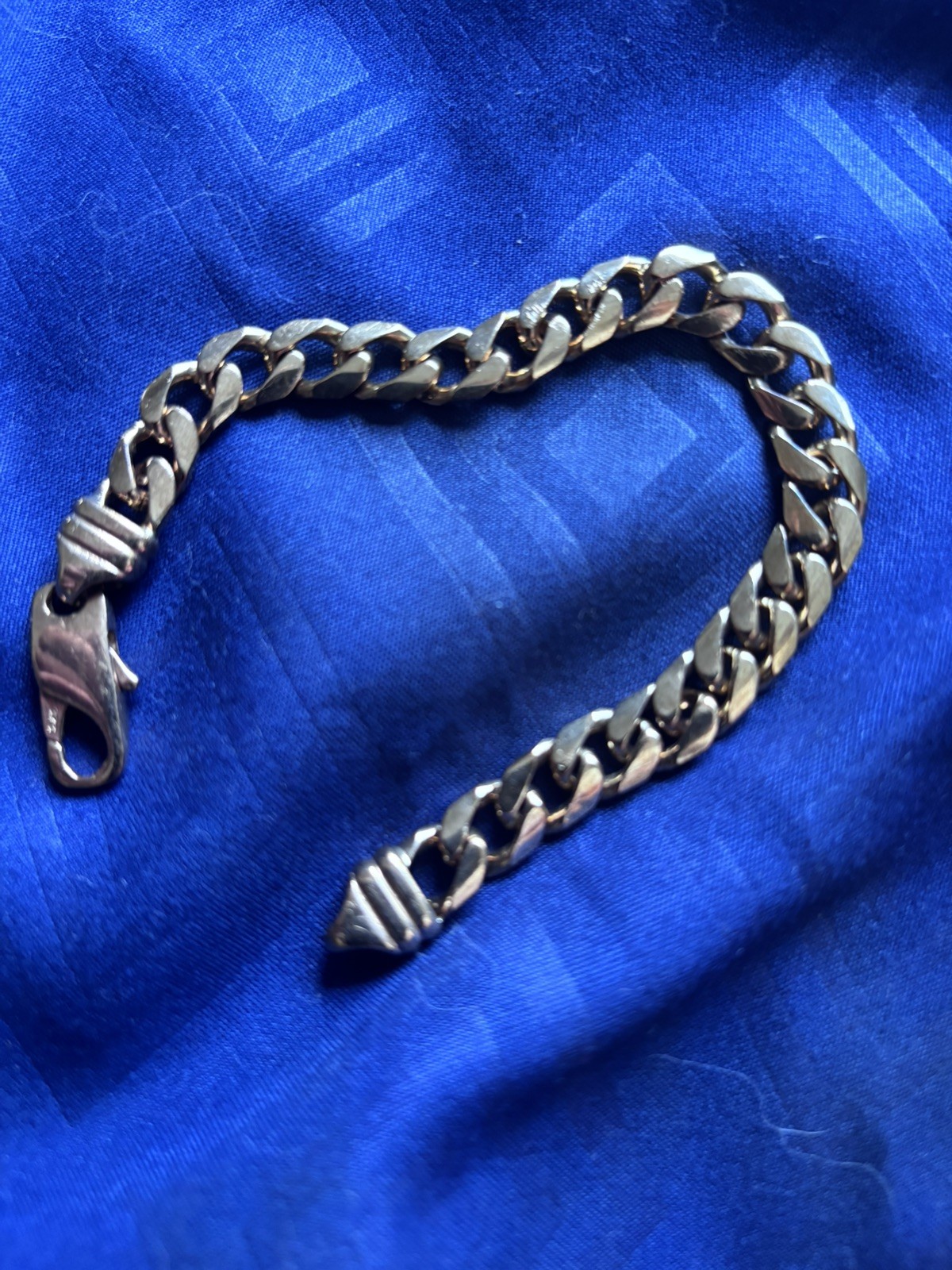 9ct Solid Gold, 20cm 8mm , 26.7g, bracelet