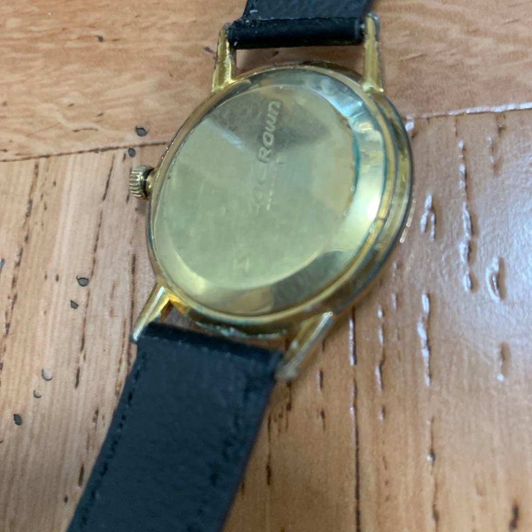 SEIKO CROWN 1 Jewel Hand-Wound 1962 Vintage Mens Watch J15003E Japan