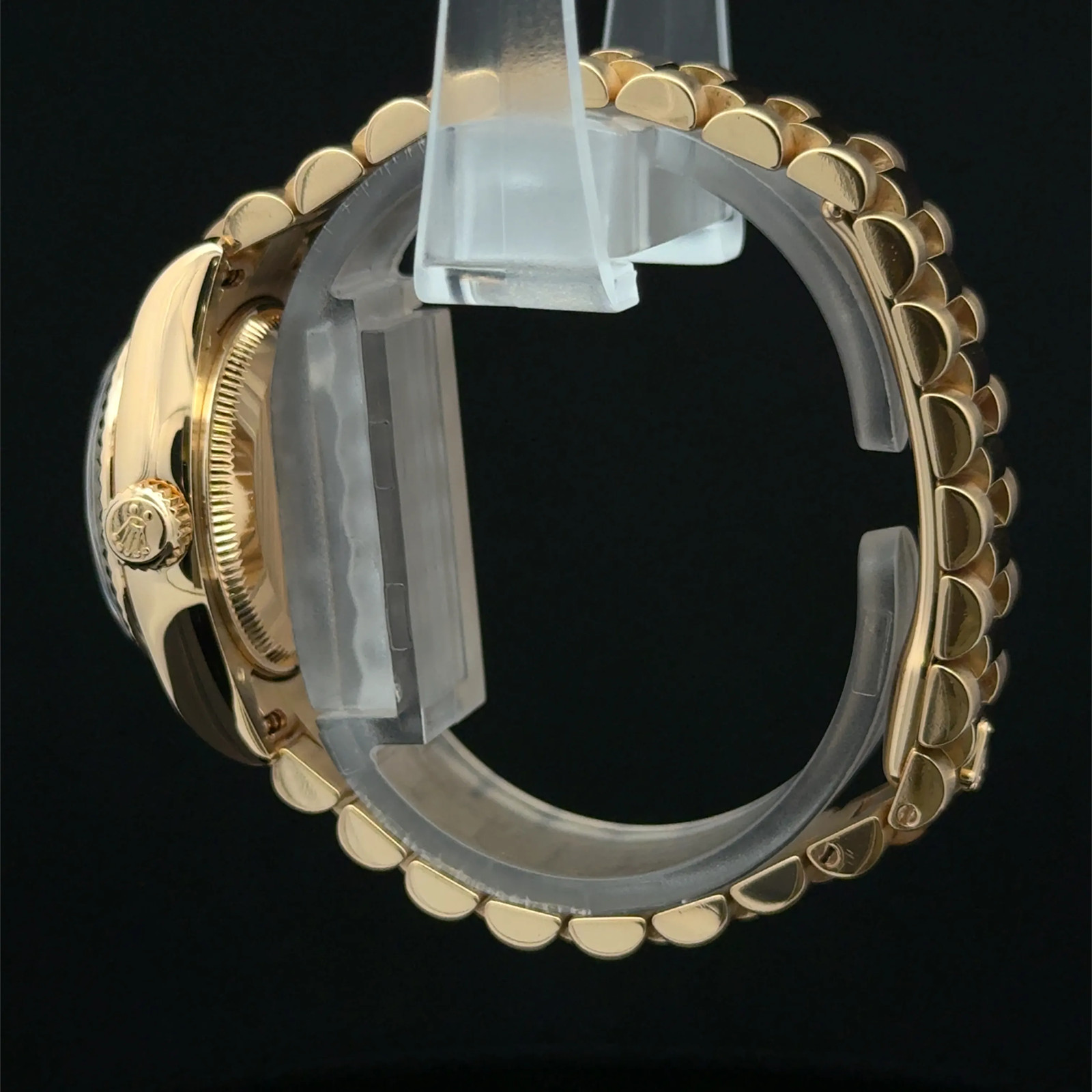 2004 Rolex Datejust Lady President Champagne Stick President 179178 Complete YG