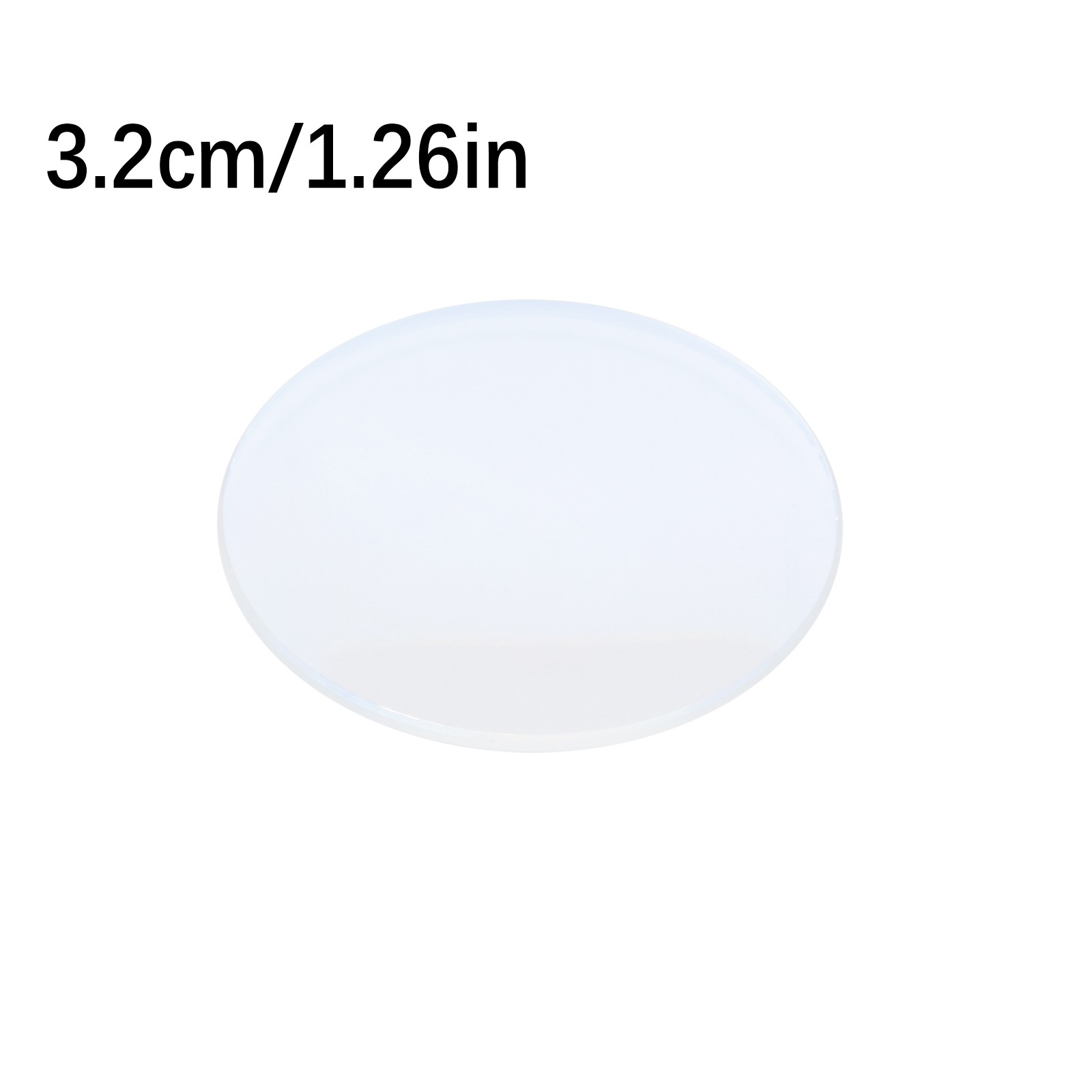 1Pc 32mm Diameter 1.2mm Blue AR Coated Double Dome Mineral Watch Glass Crystal