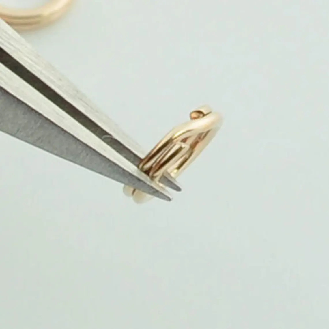 5MM 14K Solid Yellow Gold Key Rings Split Jump Rings Variable (1) or (5)
