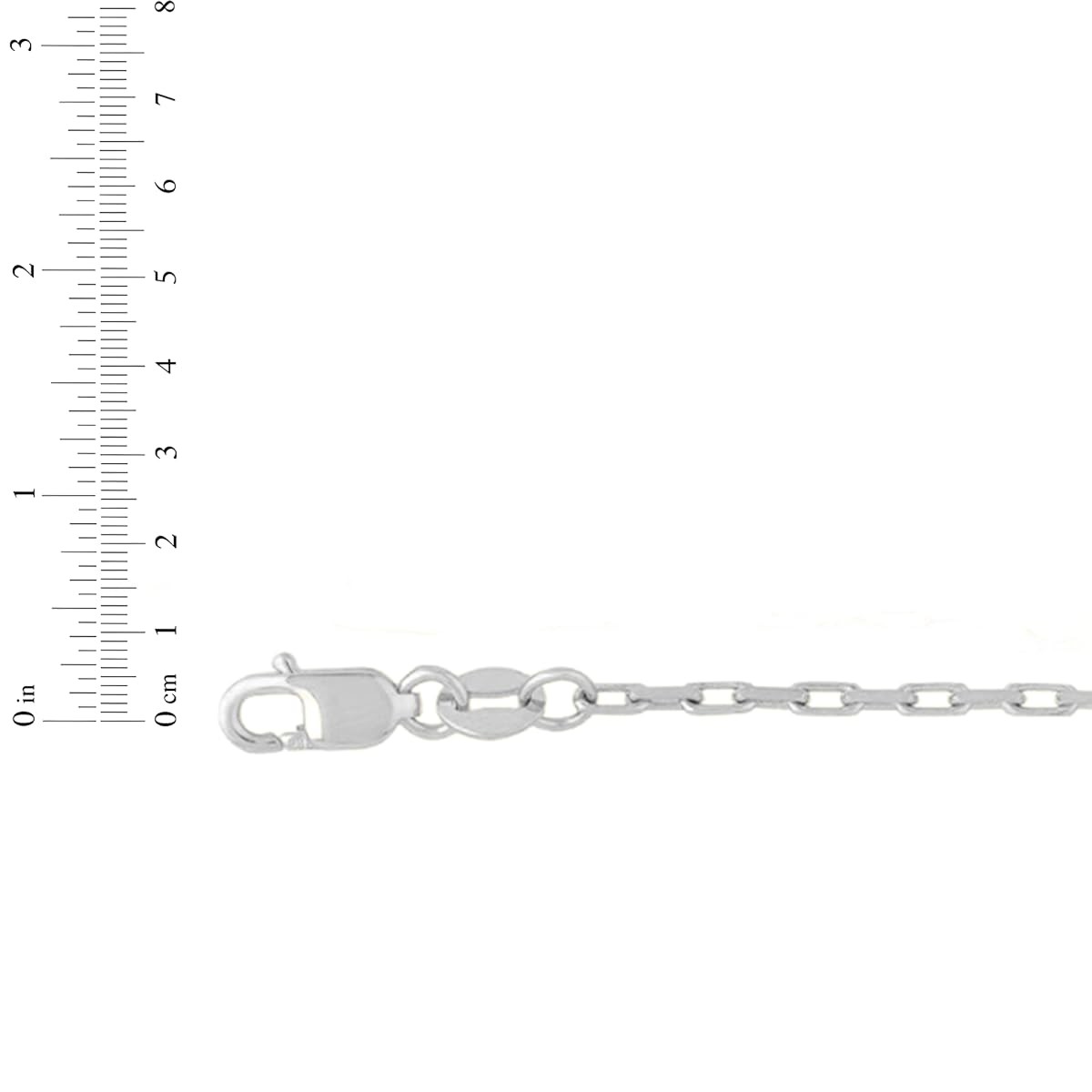 Floreo .925 Sterling Silver 5mm Solid French Cable Chain Necklace