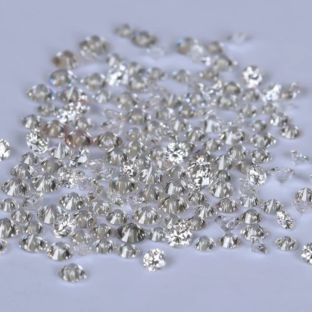 Loose 1.90 MM GRA 35 Pcs Moissanite Stones D Color IF Clarity Loose Certified