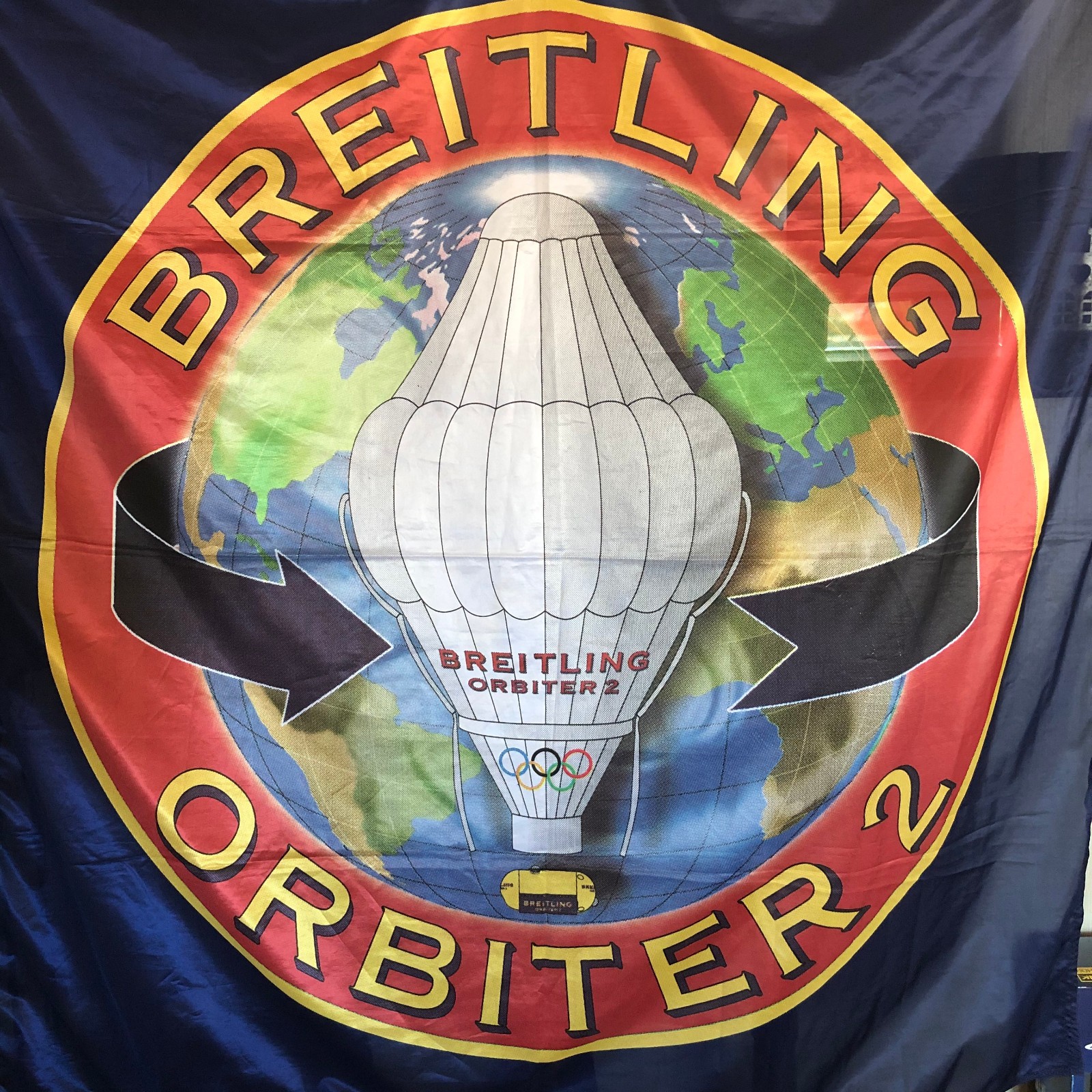 Bretling – Orbiter 2 Big Flag 1.40×1.40m – Brand New! Very Rare!