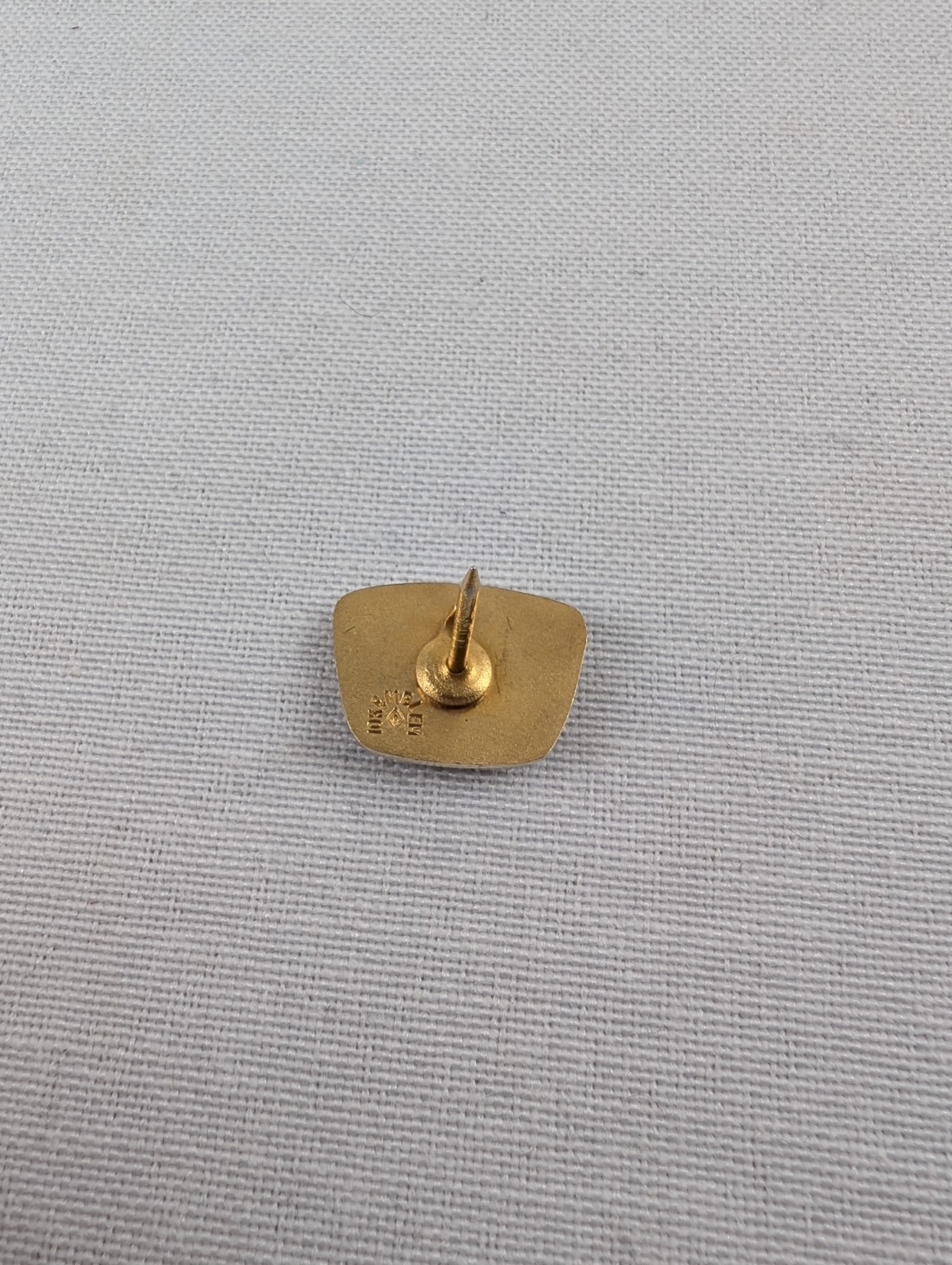 Vintage 10k Solid Gold GTE General System Four Star Service Tie Pin 2.14g