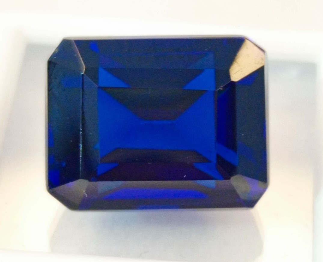 Natural Blue Emerald Cut 22-24 Ct Tanzanite Certified Loose Gemstone RK263
